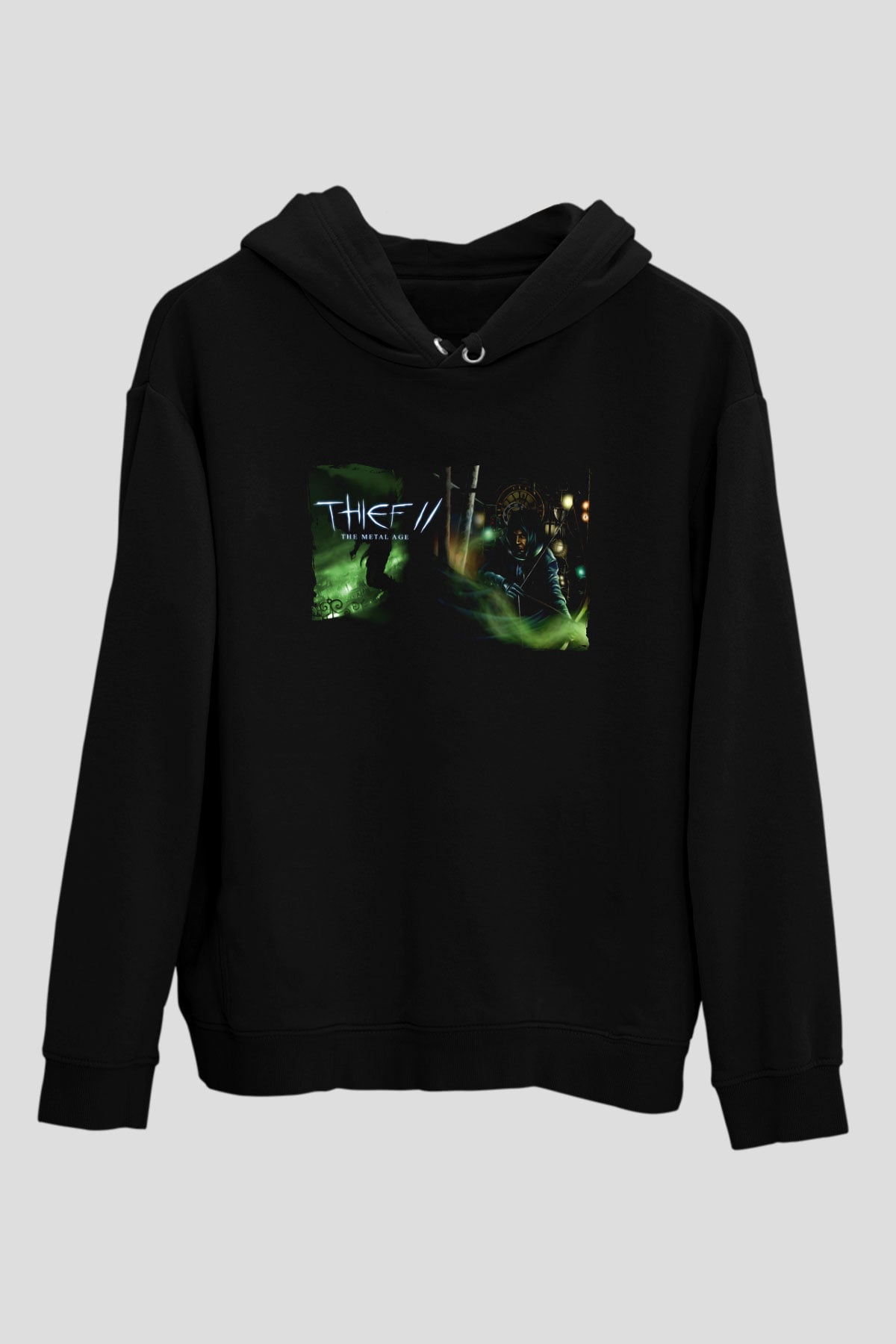 Thief Siyah Unisex Hoodie