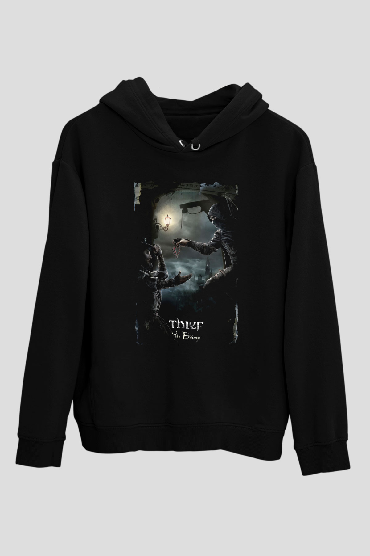Thief Siyah Unisex Hoodie