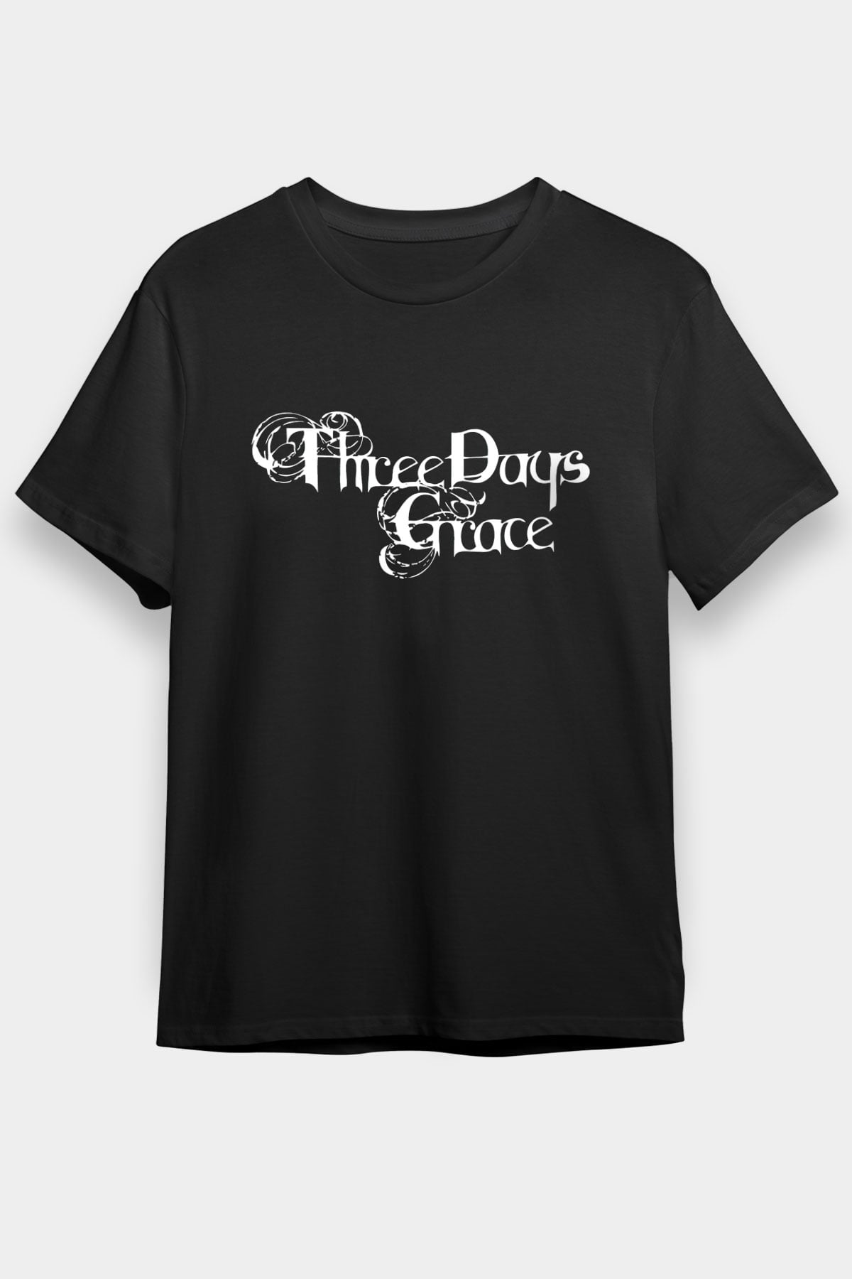 Three Days Grace Siyah Unisex Tişört T-Shirt - TişörtFabrikası