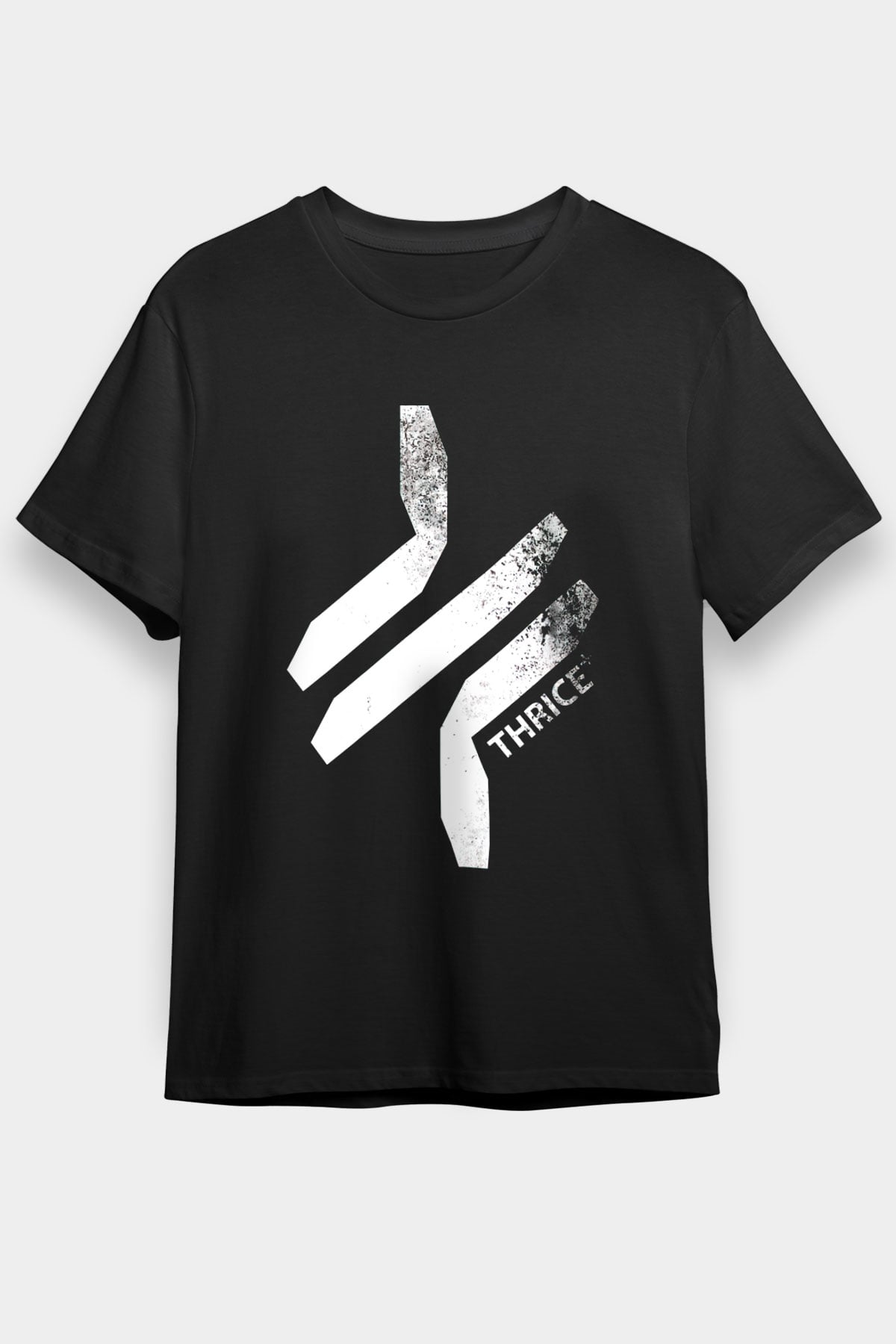 Thrice Siyah Unisex Tişört T-Shirt - TişörtFabrikası