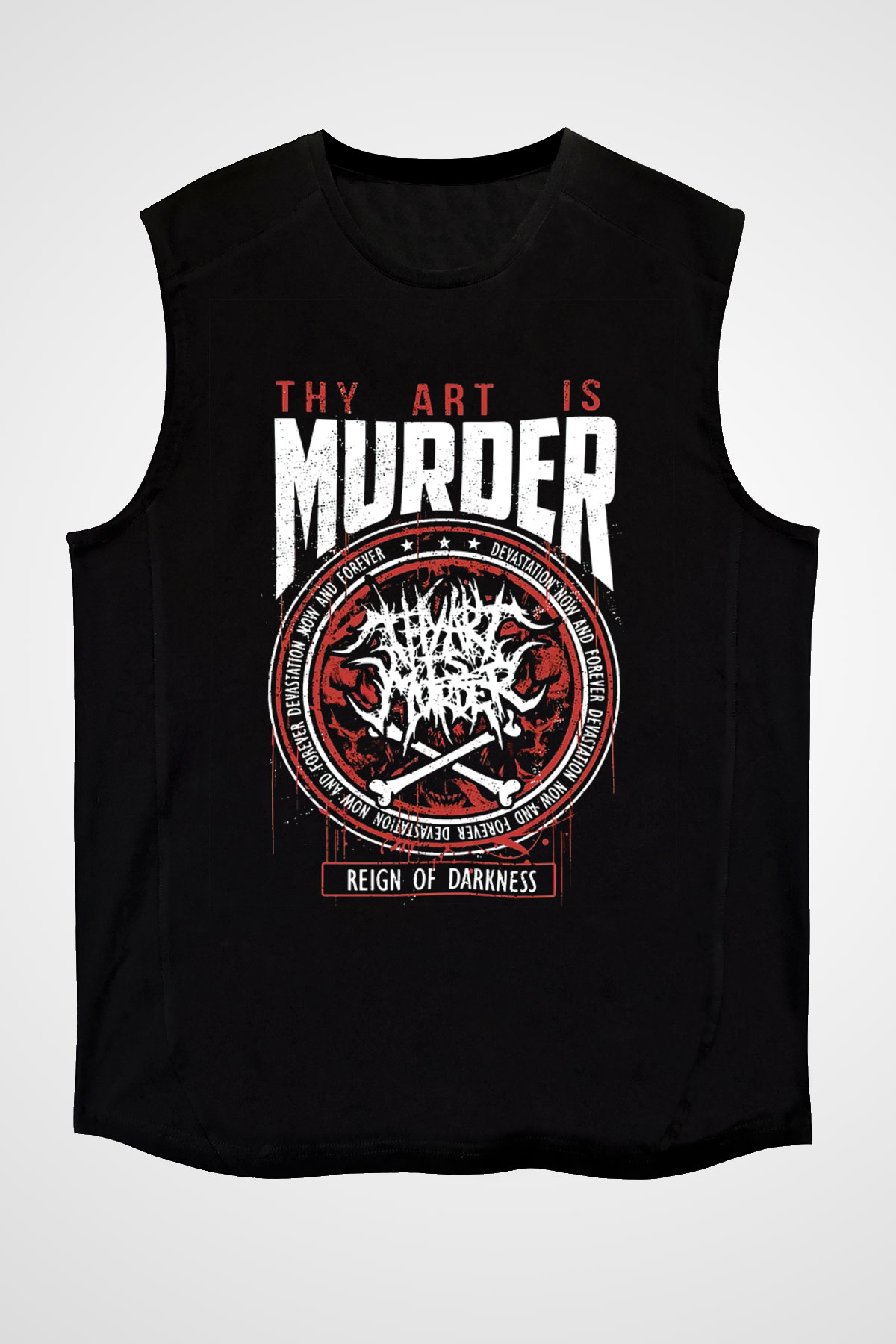 Thy Art Is Murder Siyah Unisex Kolsuz Tişört