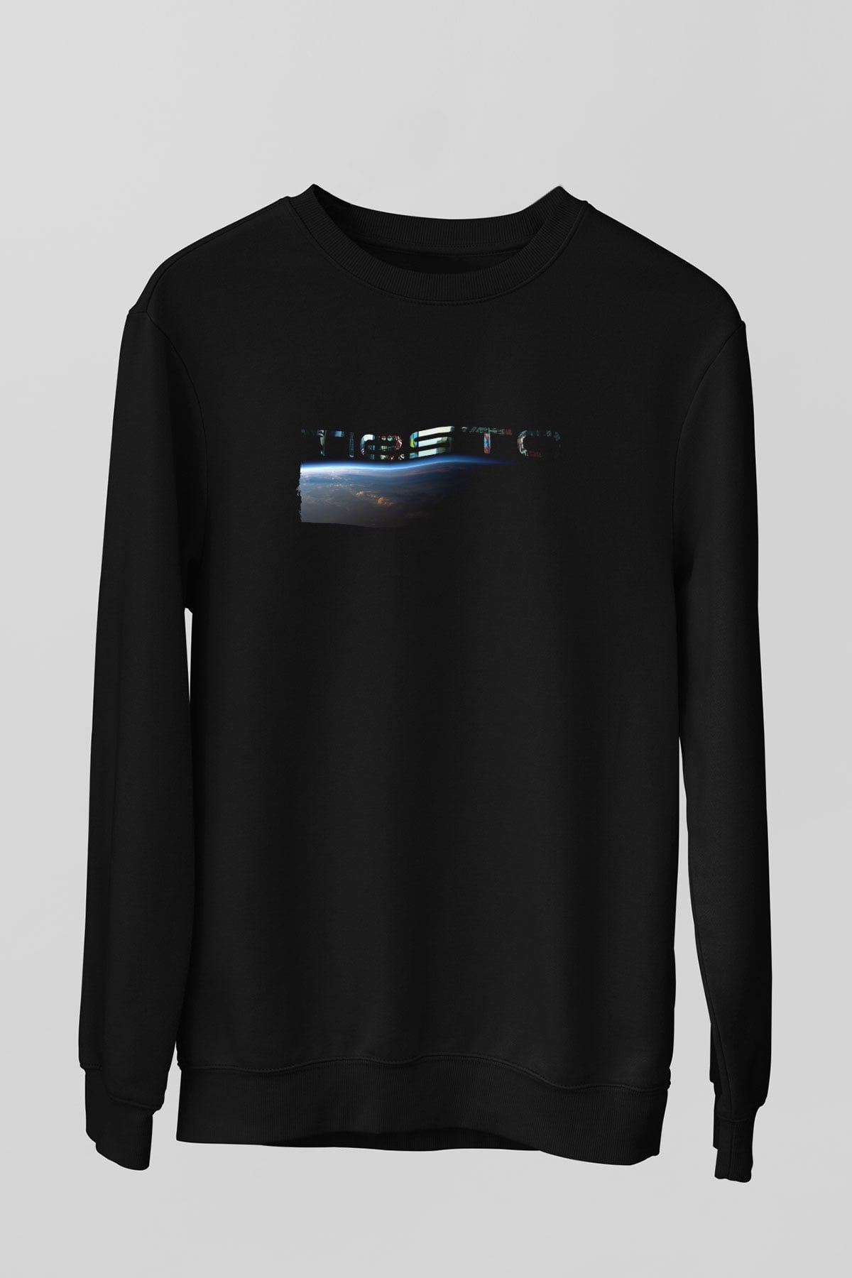 Tiesto Siyah Unisex Sweatshirt