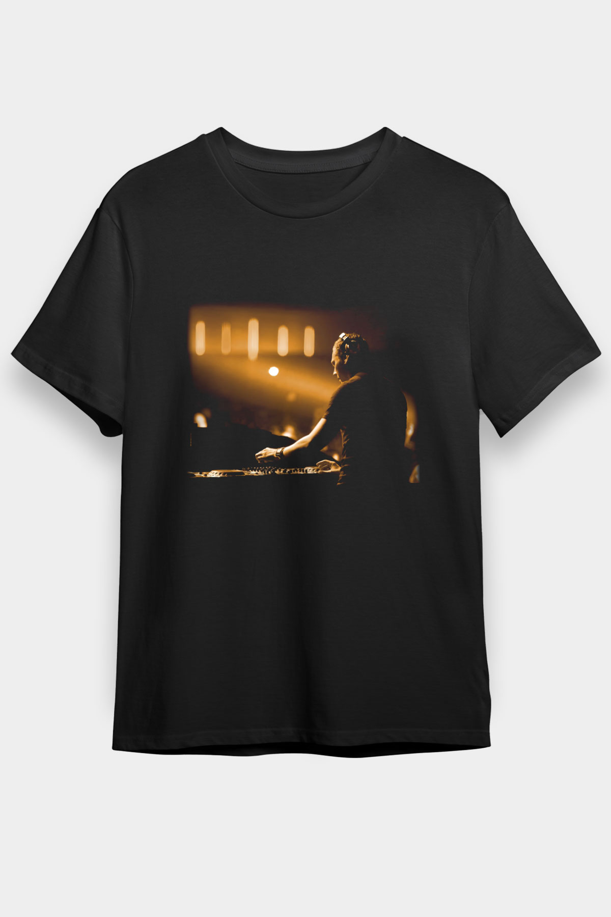 Tiesto Siyah Unisex Tişört T-Shirt - TişörtFabrikası