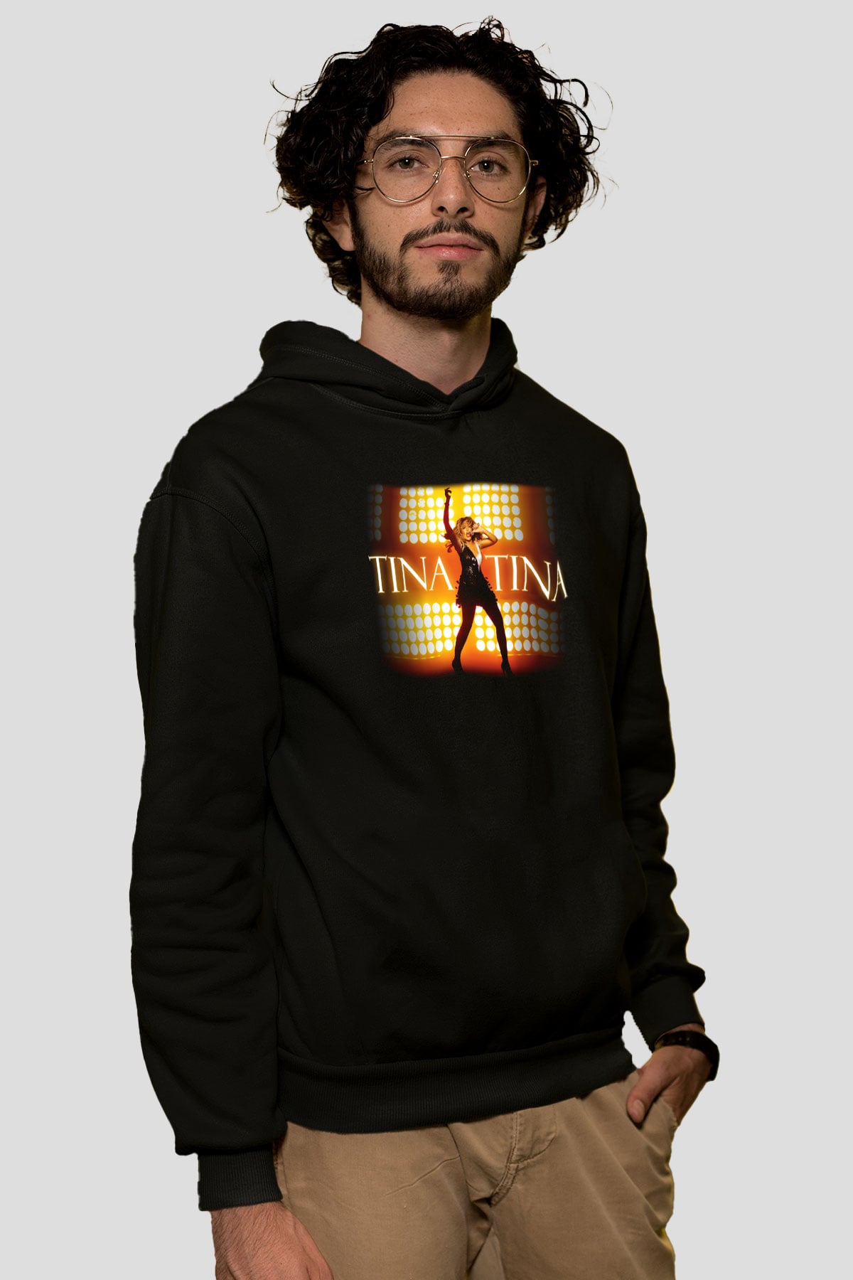 Tina Turner Siyah Unisex Hoodie