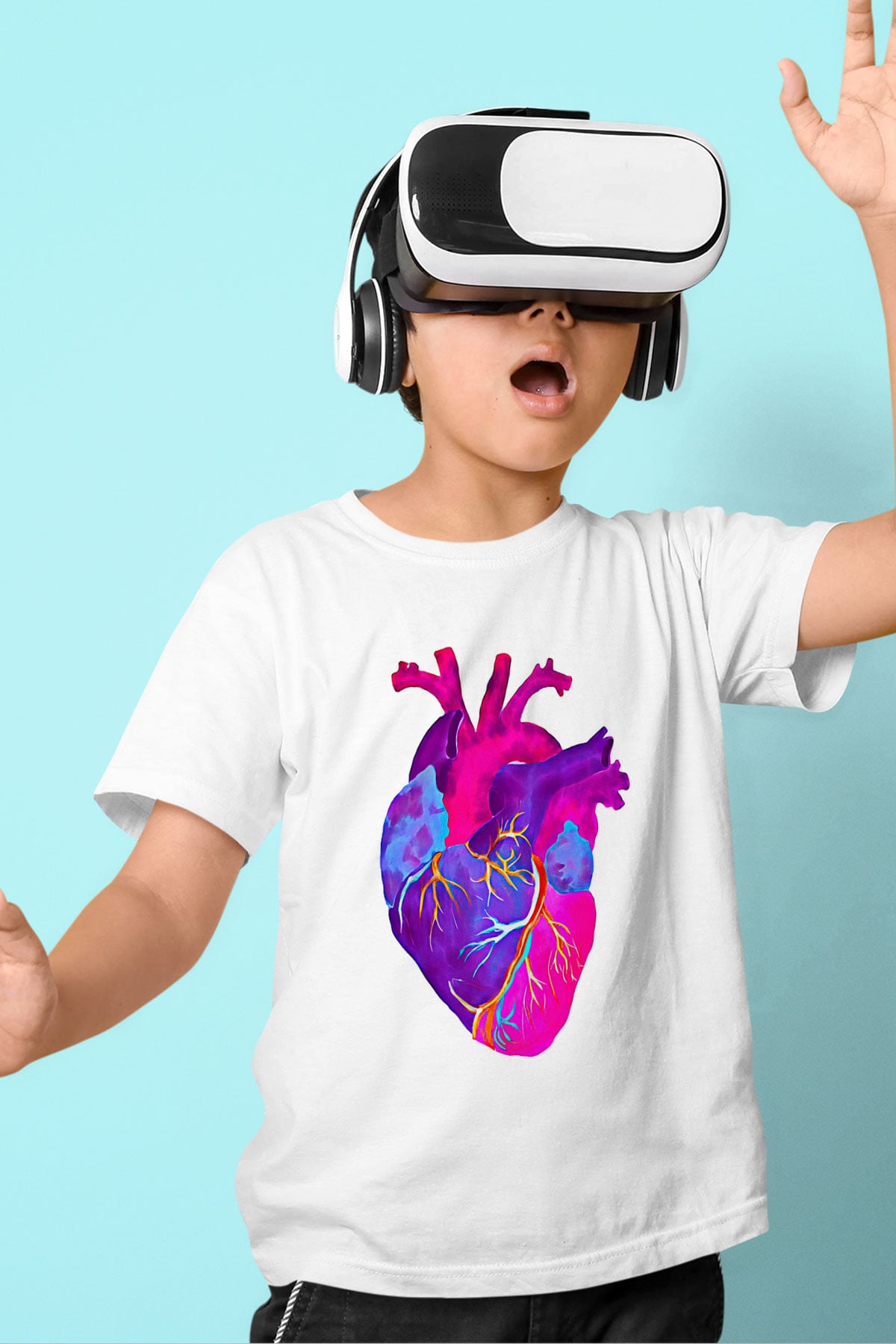 Tıp Bayramı Baskılı Beyaz Unisex Beyaz Çocuk Tişört - Tshirt