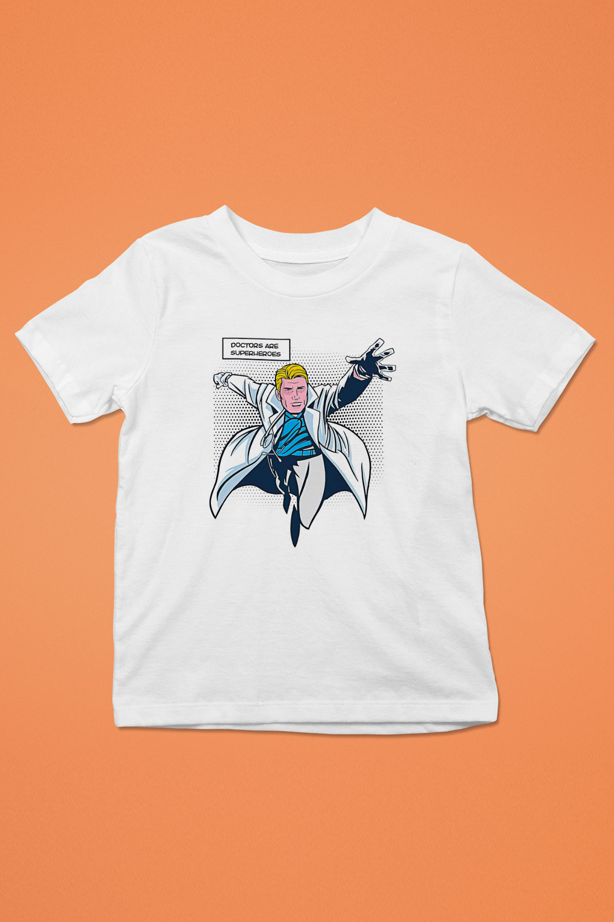 Tıp Bayramı Baskılı Beyaz Unisex Beyaz Çocuk Tişört - Tshirt