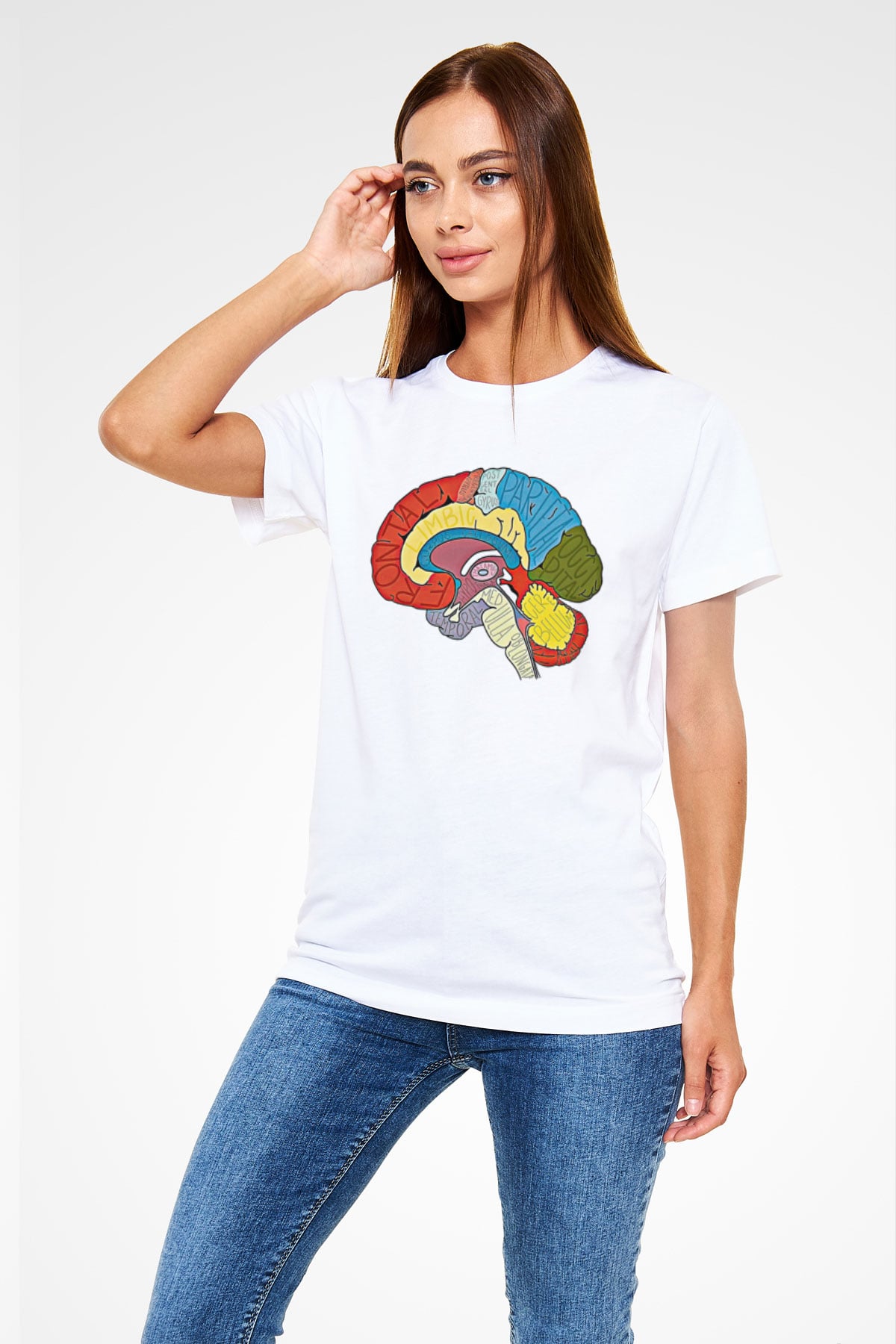 Tıp Bayramı Baskılı Unisex Beyaz Tişört - Tshirt