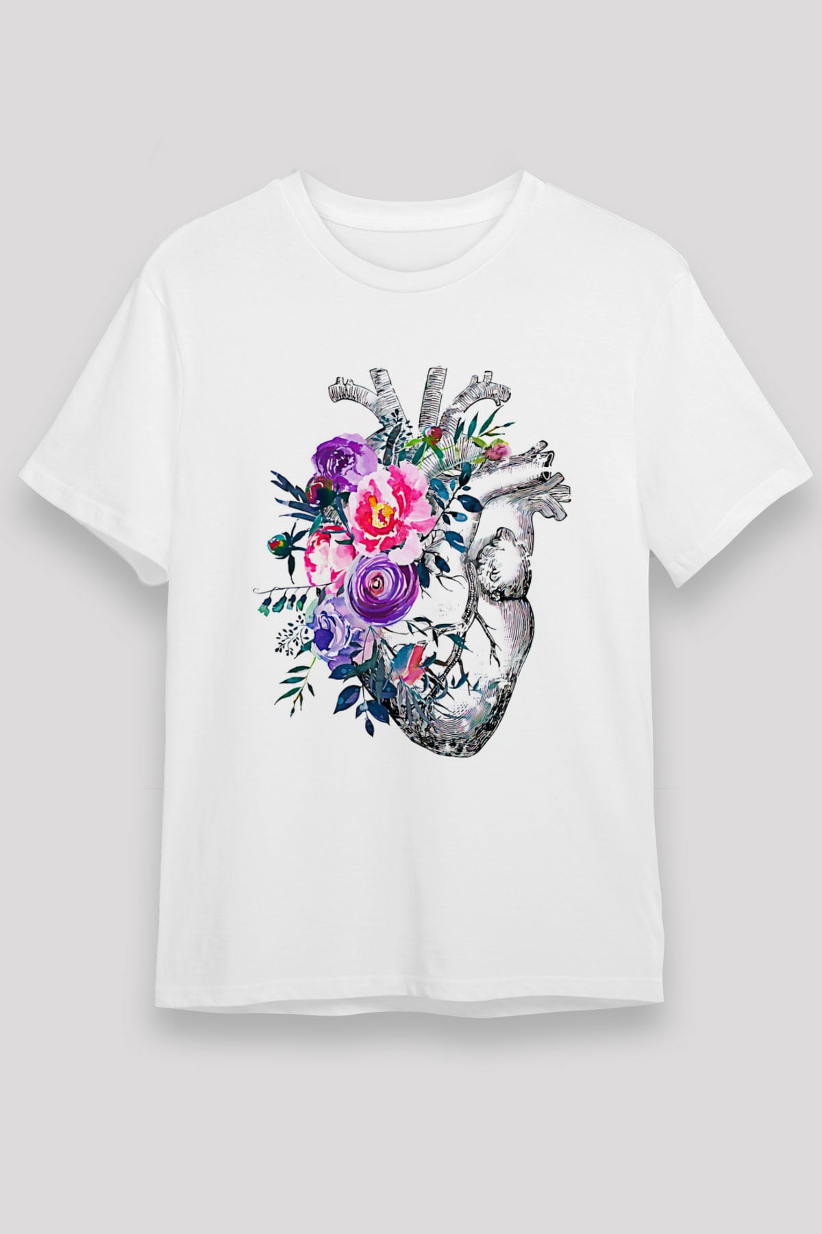 Tıp Bayramı Baskılı Unisex Beyaz Tişört - Tshirt