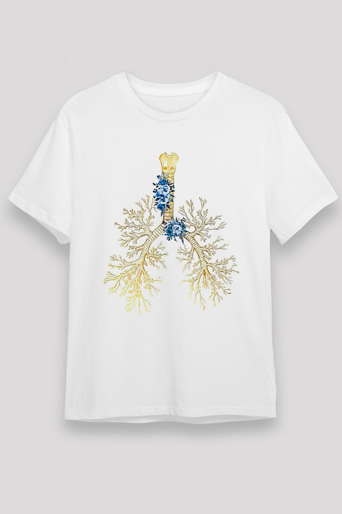 Tıp Bayramı Baskılı Unisex Beyaz Tişört - Tshirt