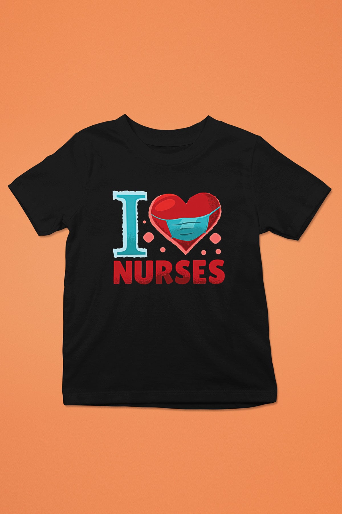 Tıp Bayramı Baskılı Unisex Siyah Çocuk Tişört - Tshirt