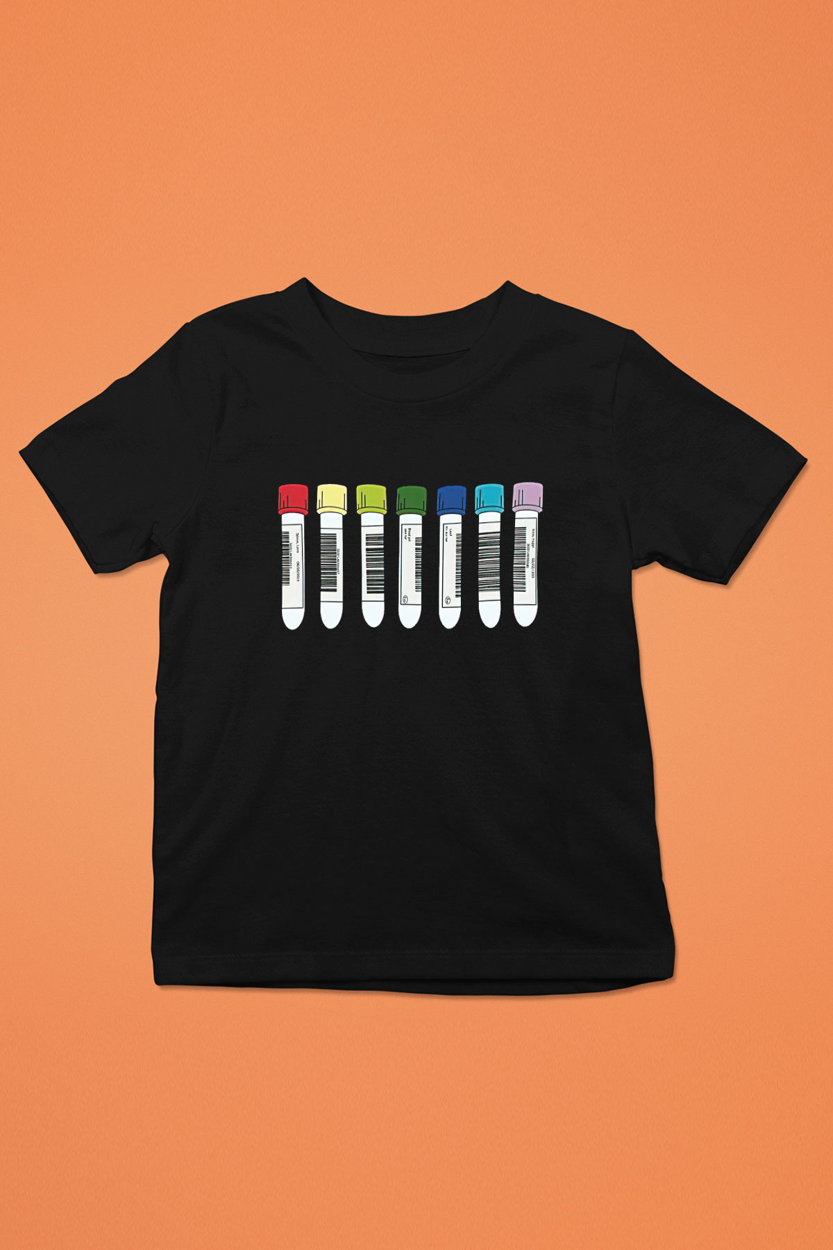 Tıp Bayramı Baskılı Unisex Siyah Çocuk Tişört - Tshirt