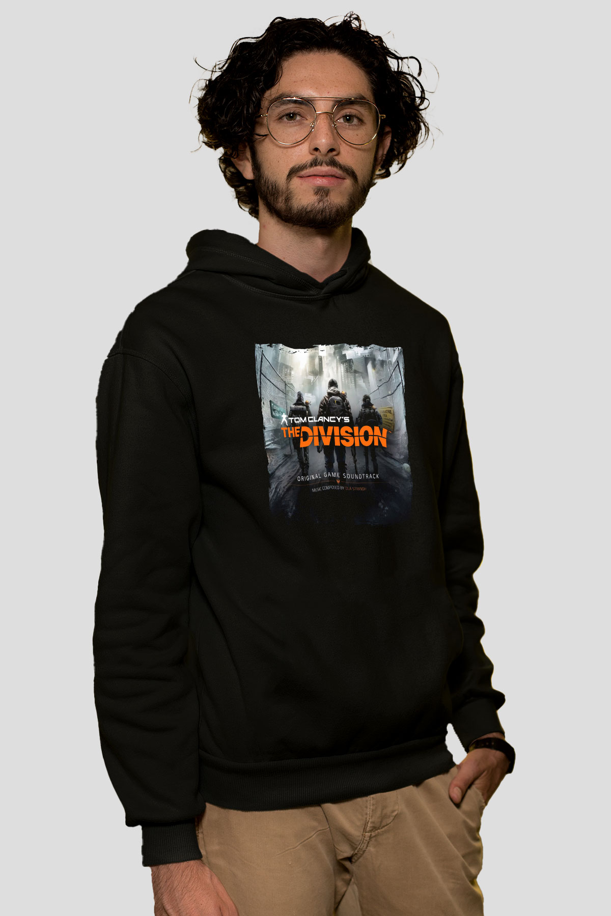 Tom Clancy Siyah Unisex Hoodie