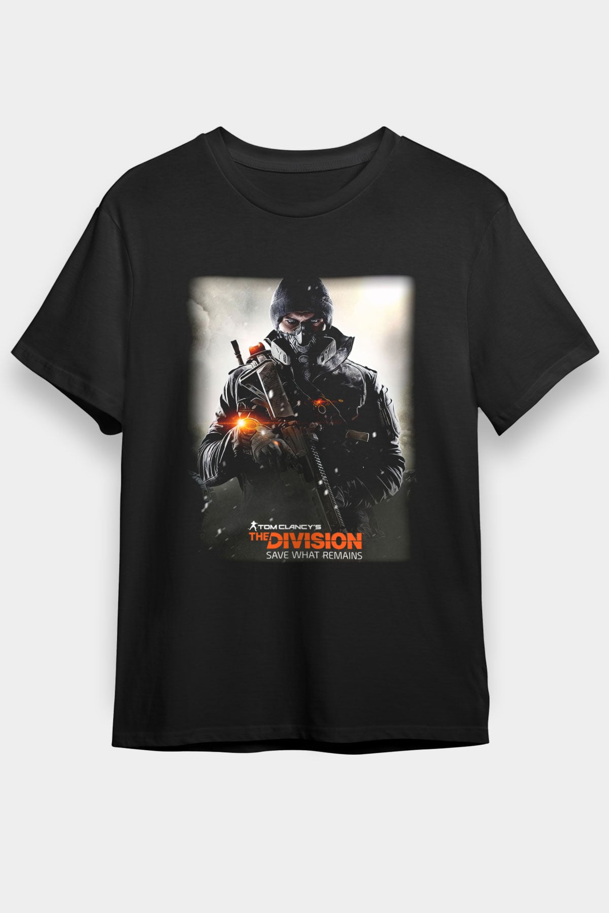 Tom Clancy Siyah Unisex Tişört T-Shirt