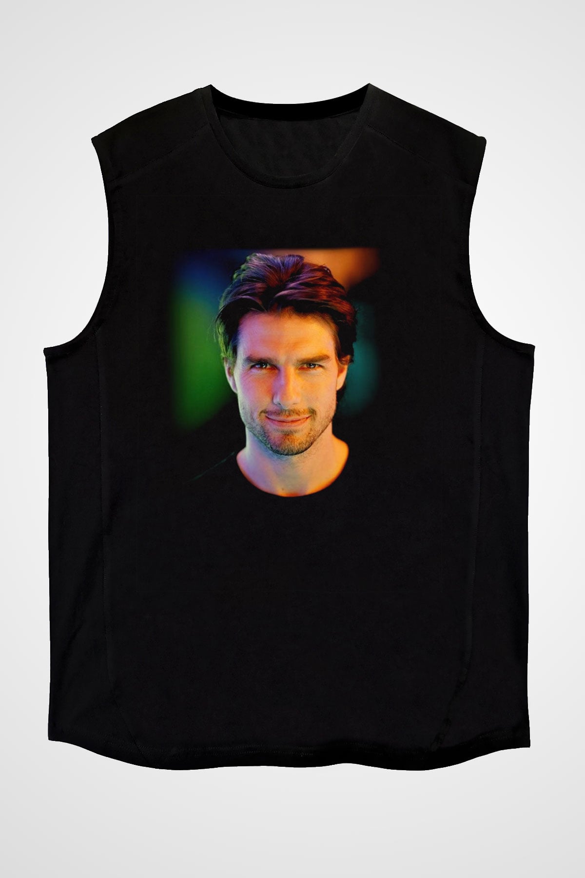 Tom Cruise Siyah Unisex Kolsuz Tişört