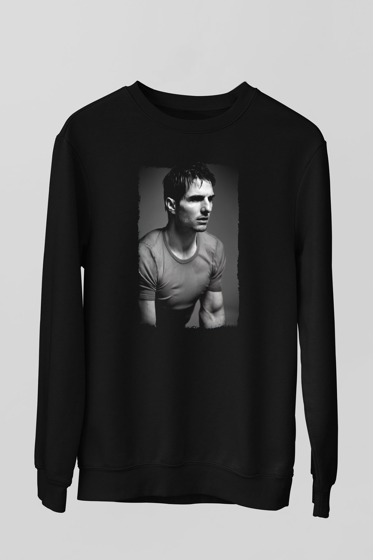 Tom Cruise Siyah Unisex Sweatshirt