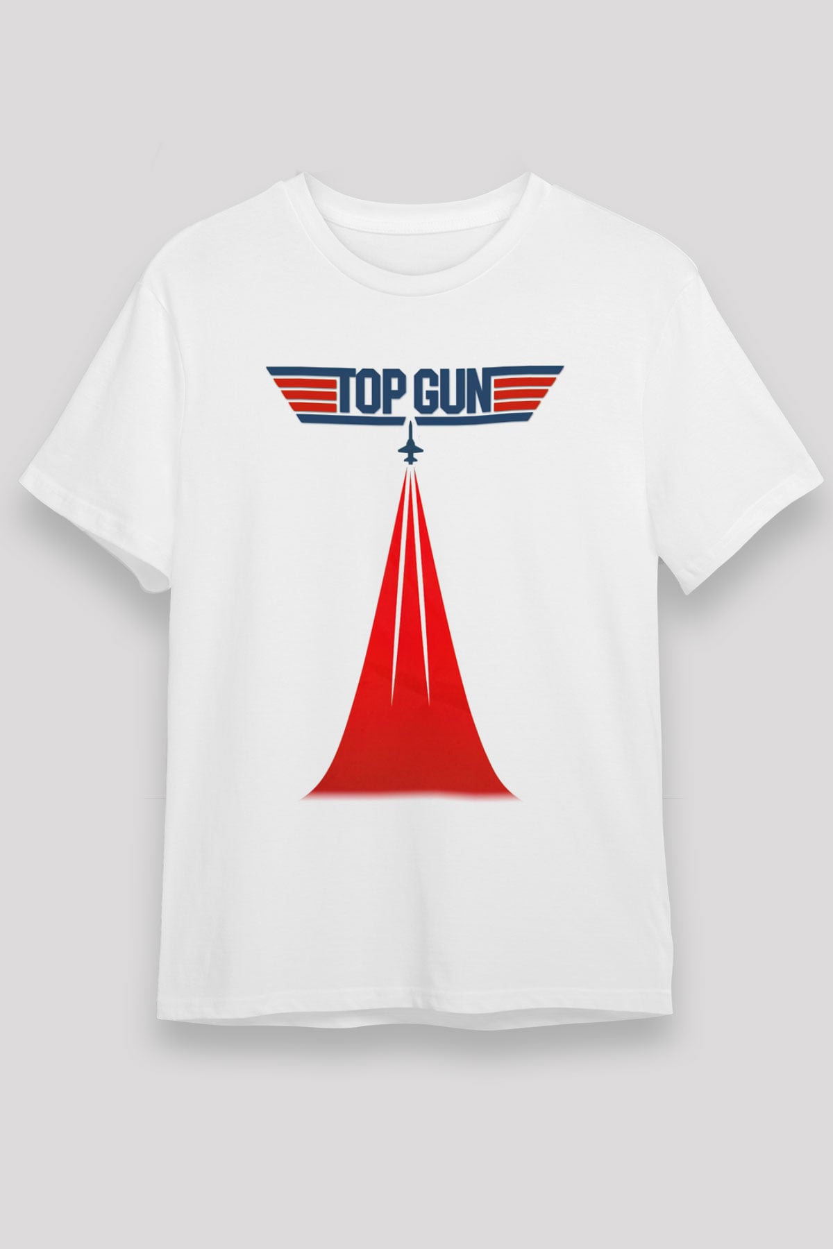 Top Gun Beyaz Unisex Tişört T-Shirt