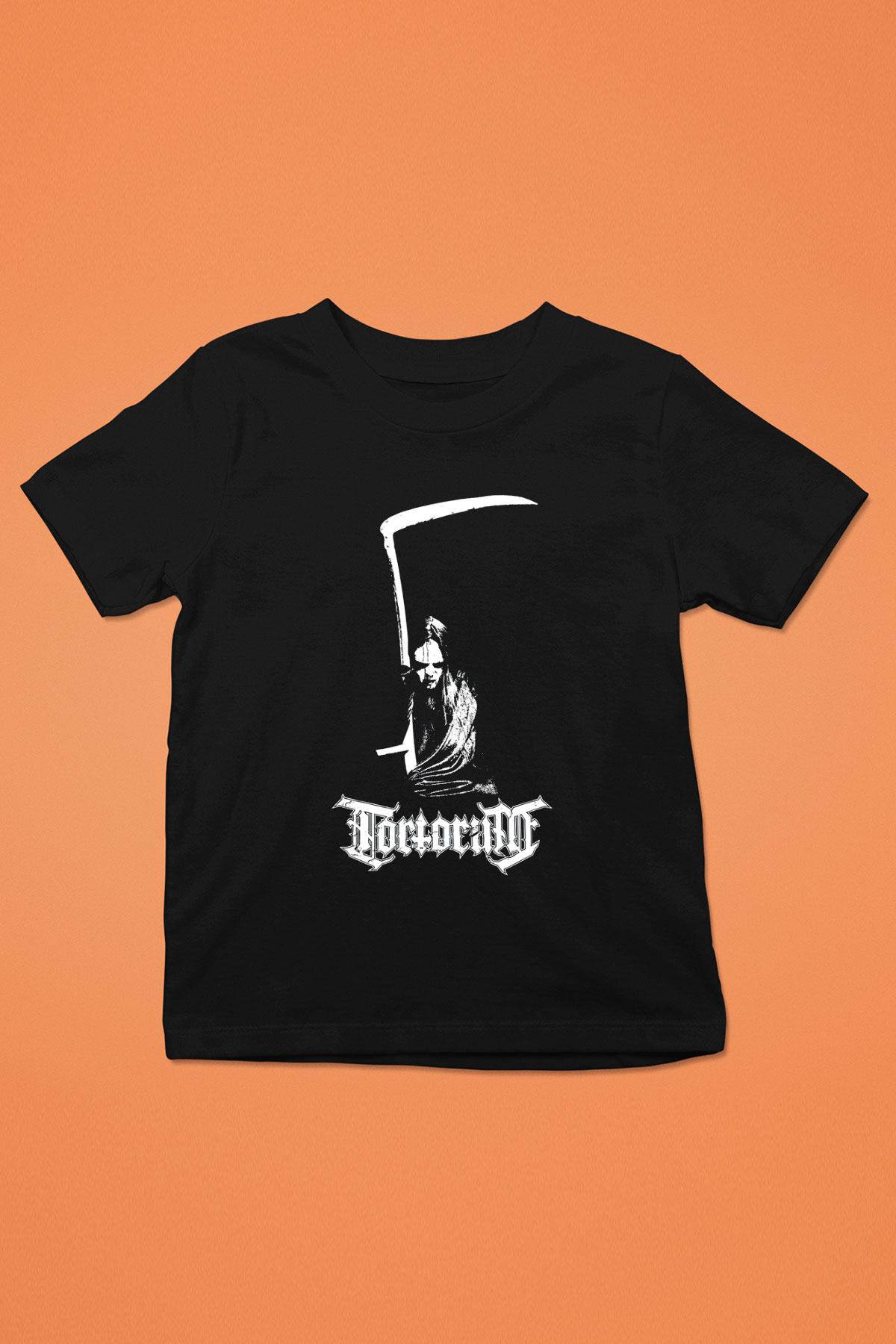 Tortorum Baskılı Unisex Siyah Çocuk Tişört - Tshirt
