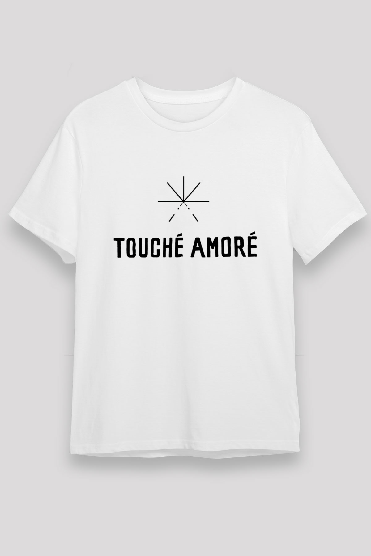 Touche Amore Beyaz Unisex Tişört T-Shirt - TişörtFabrikası