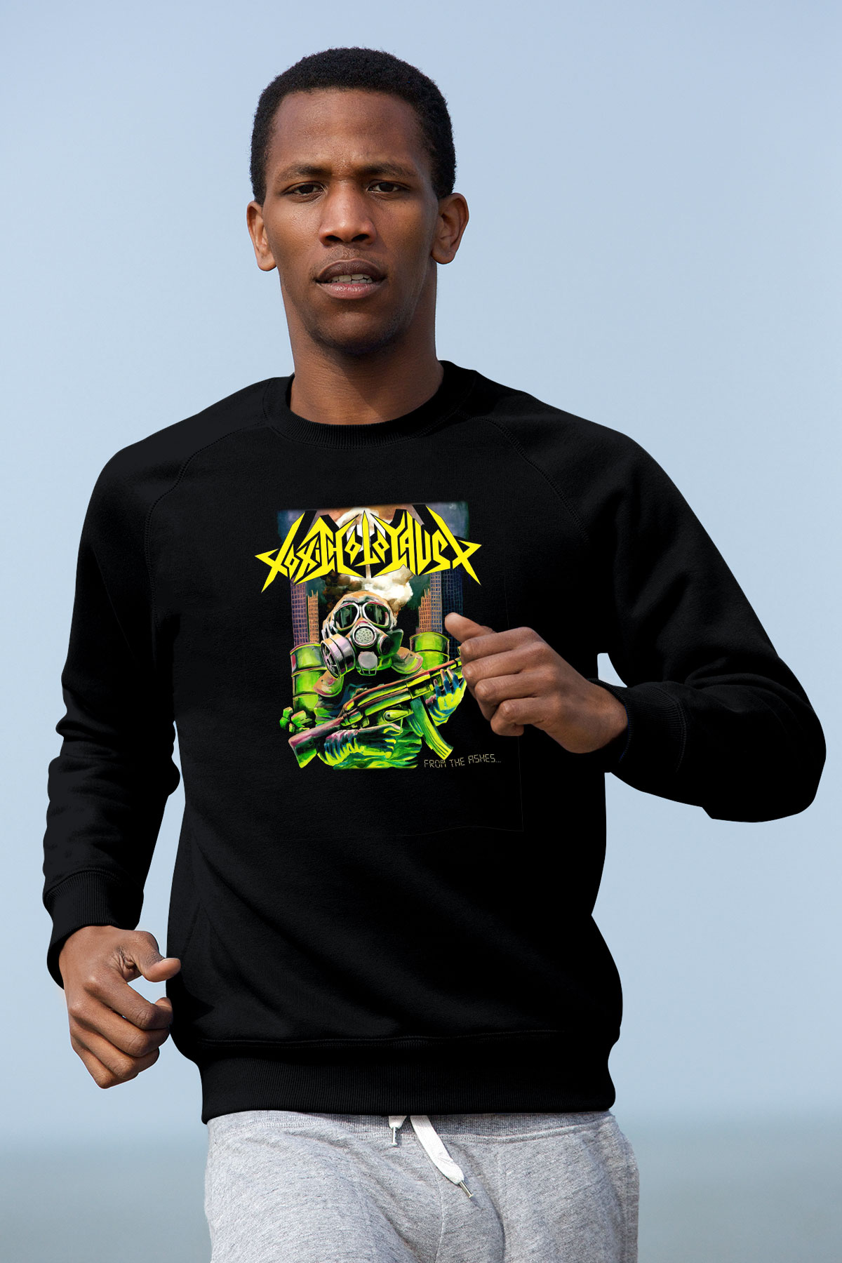 Toxic Holocaust Siyah Unisex Sweatshirt