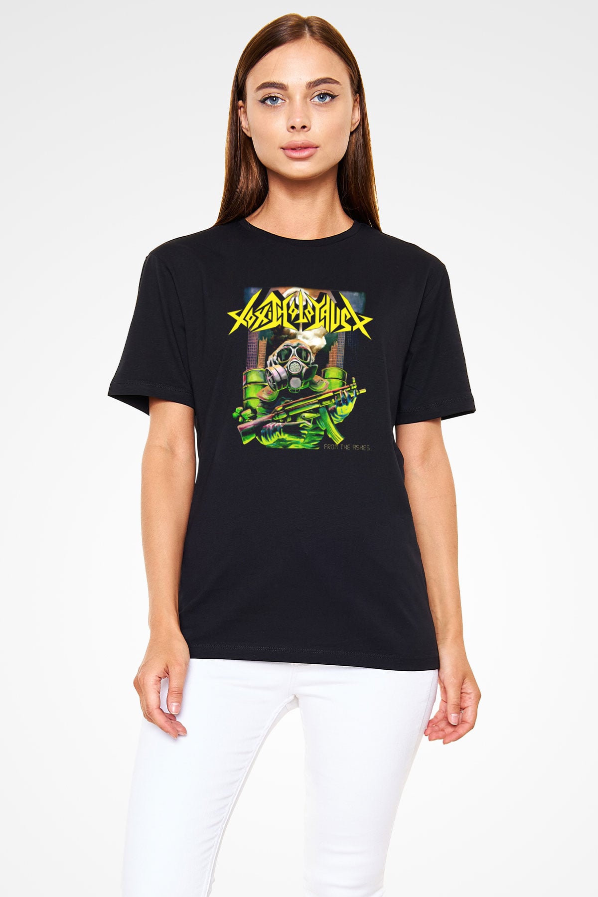 Toxic Holocaust Siyah Unisex Tişört T-Shirt - TişörtFabrikası