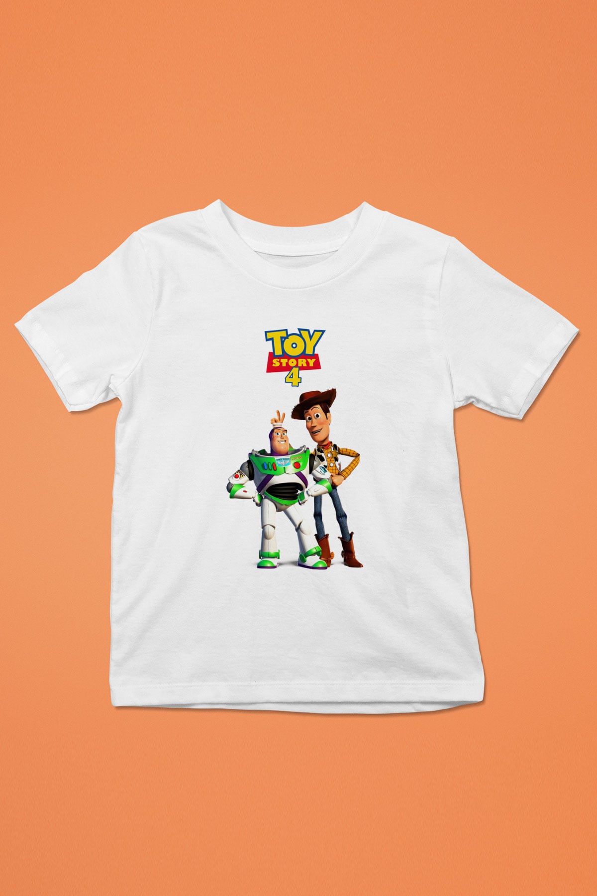 Toy Story Beyaz Unisex Çocuk Tişört