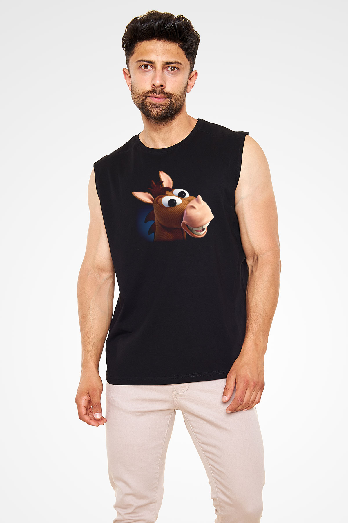 Toy Story Siyah Unisex Kolsuz Tişört