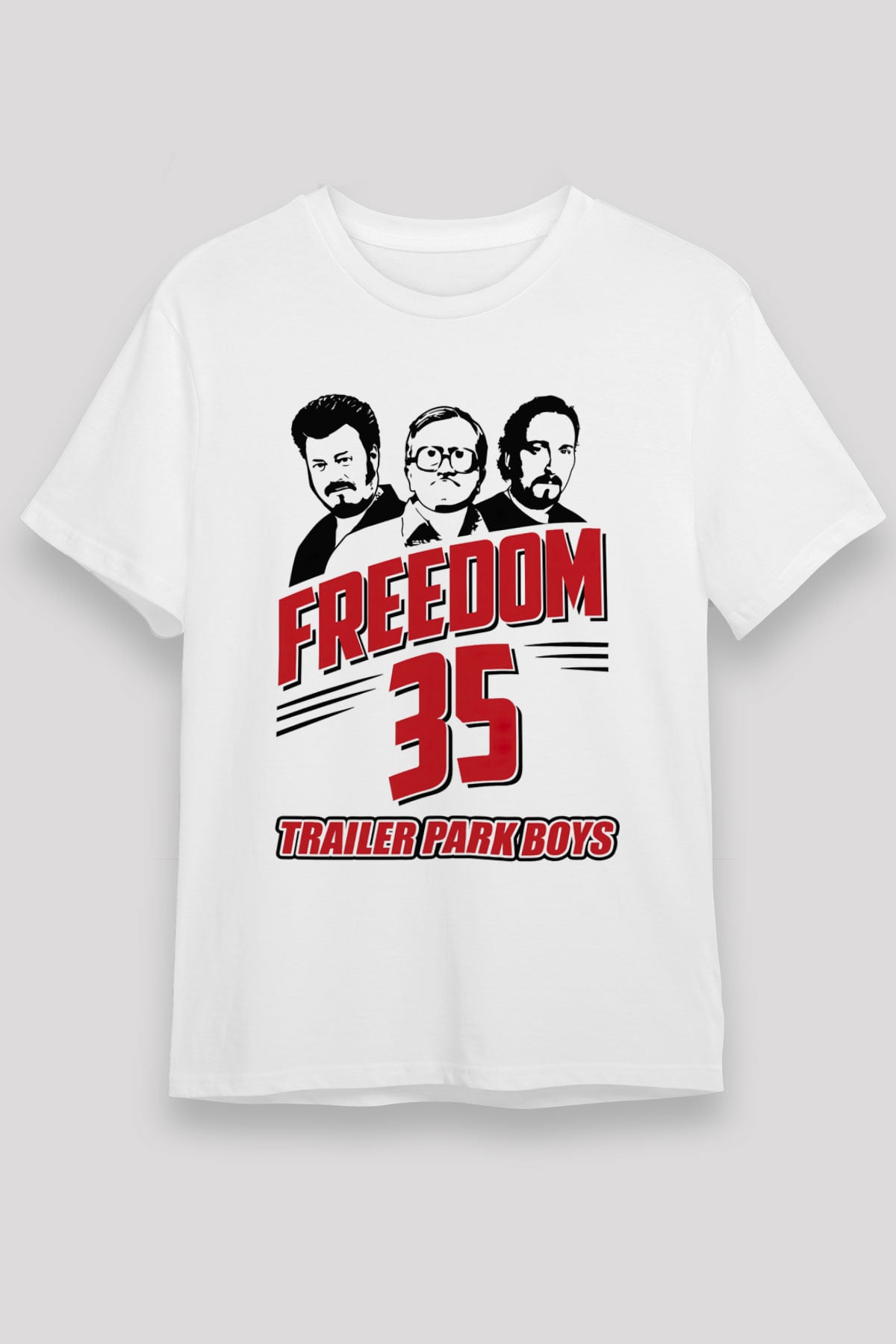 Trailer Park Boys Beyaz Unisex Tişört T-Shirt