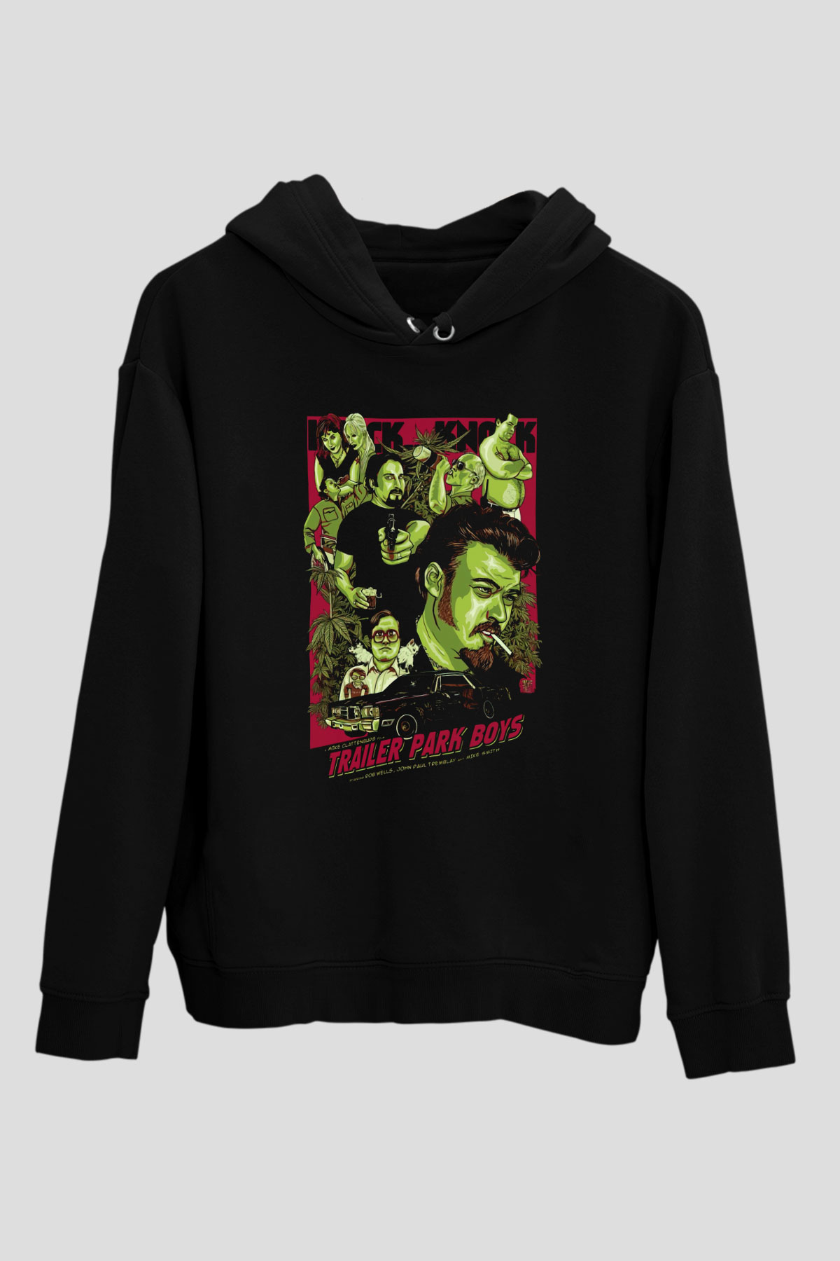 Trailer Park Boys Siyah Unisex Hoodie