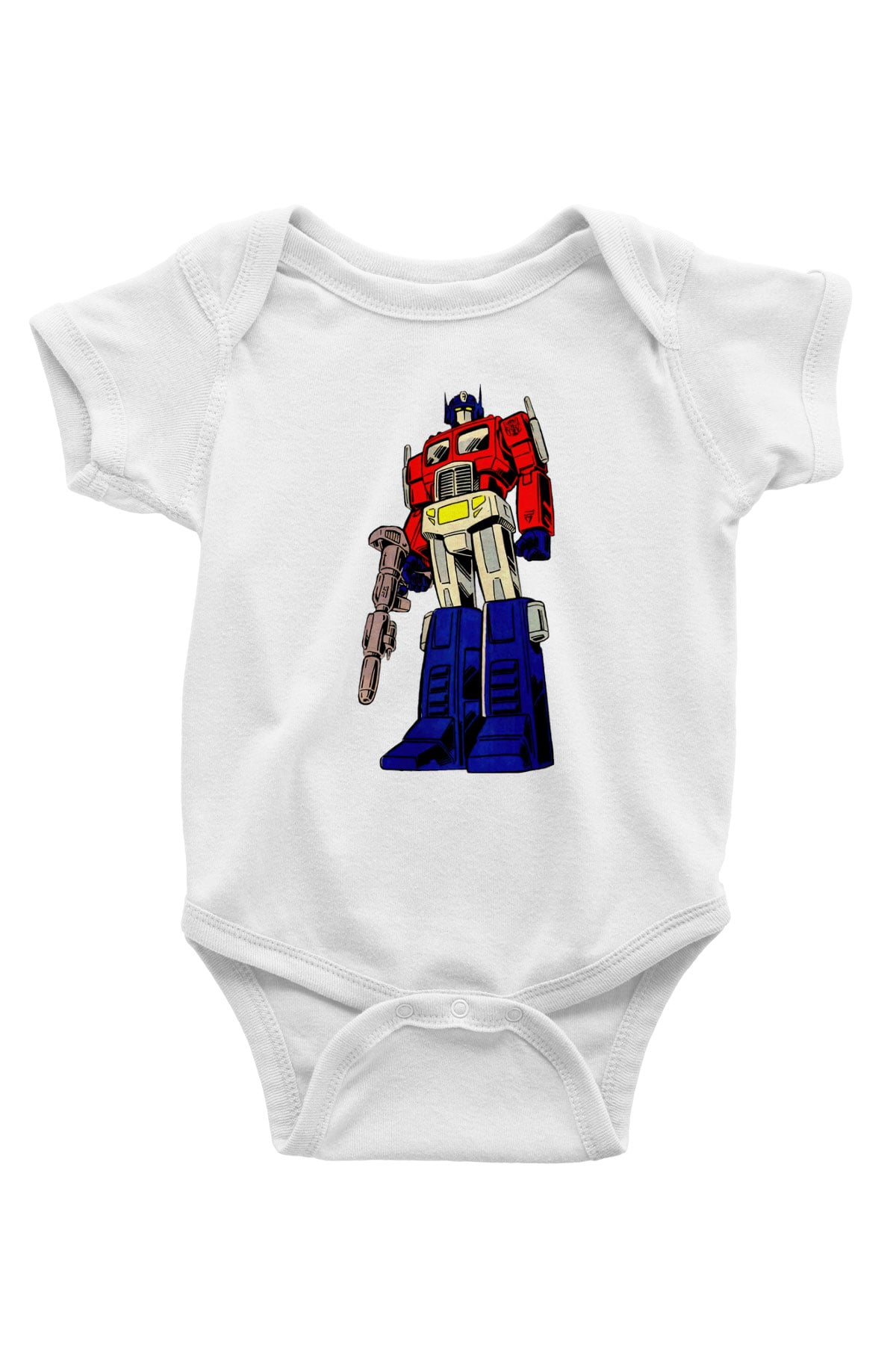 Transformers Beyaz Bebek Body - Zıbın