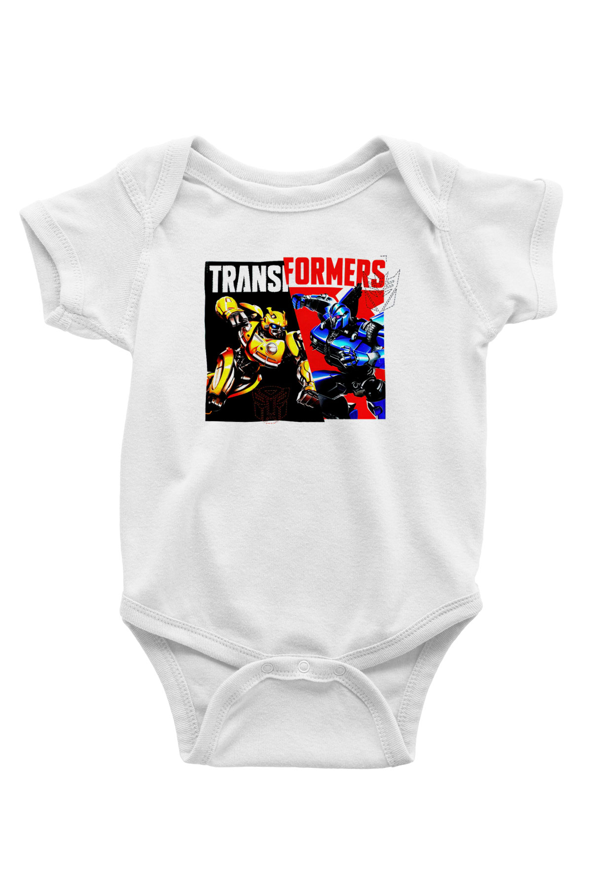 Transformers Beyaz Bebek Body - Zıbın