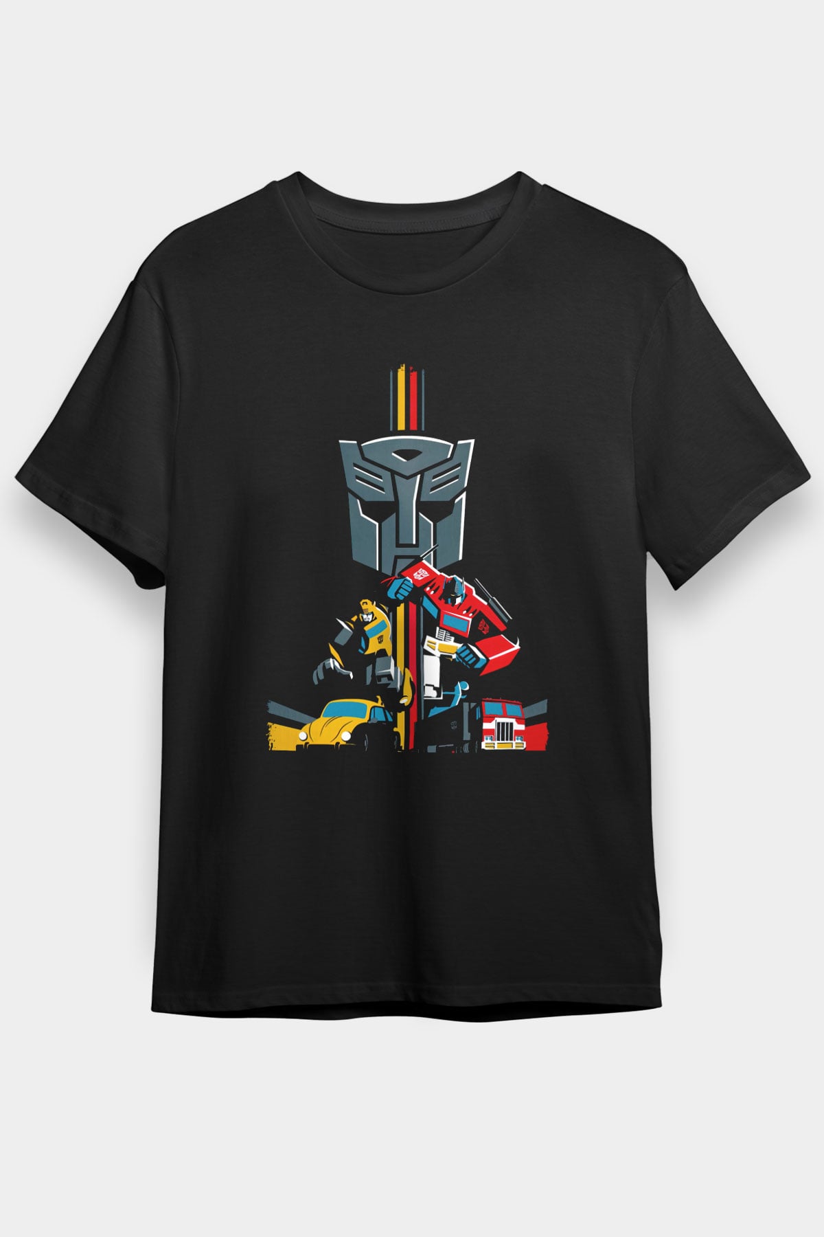 Transformers Siyah Unisex Tişört
