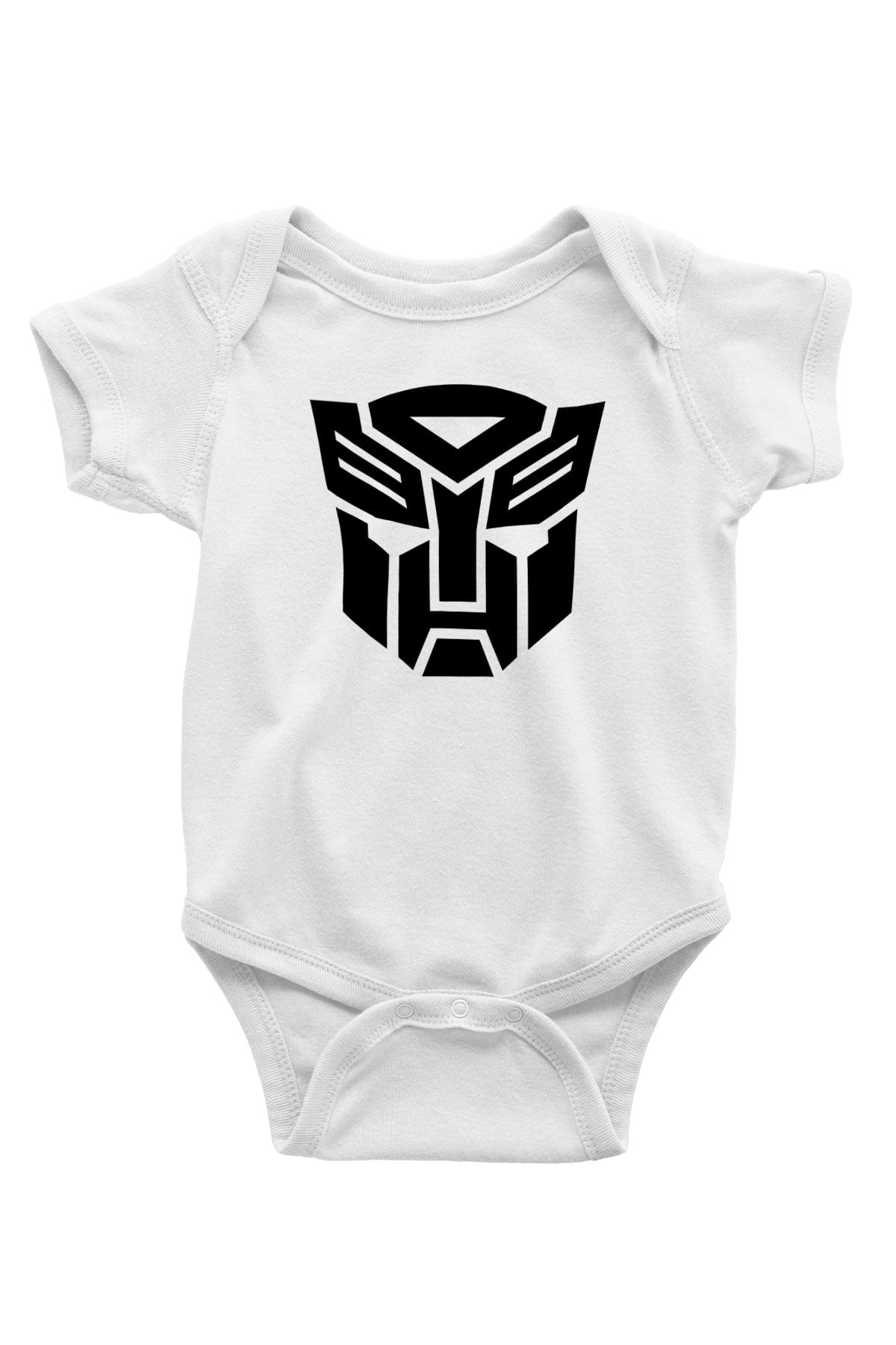 Transformers Tv Baskılı Beyaz Unisex Bebek Body - Zıbın