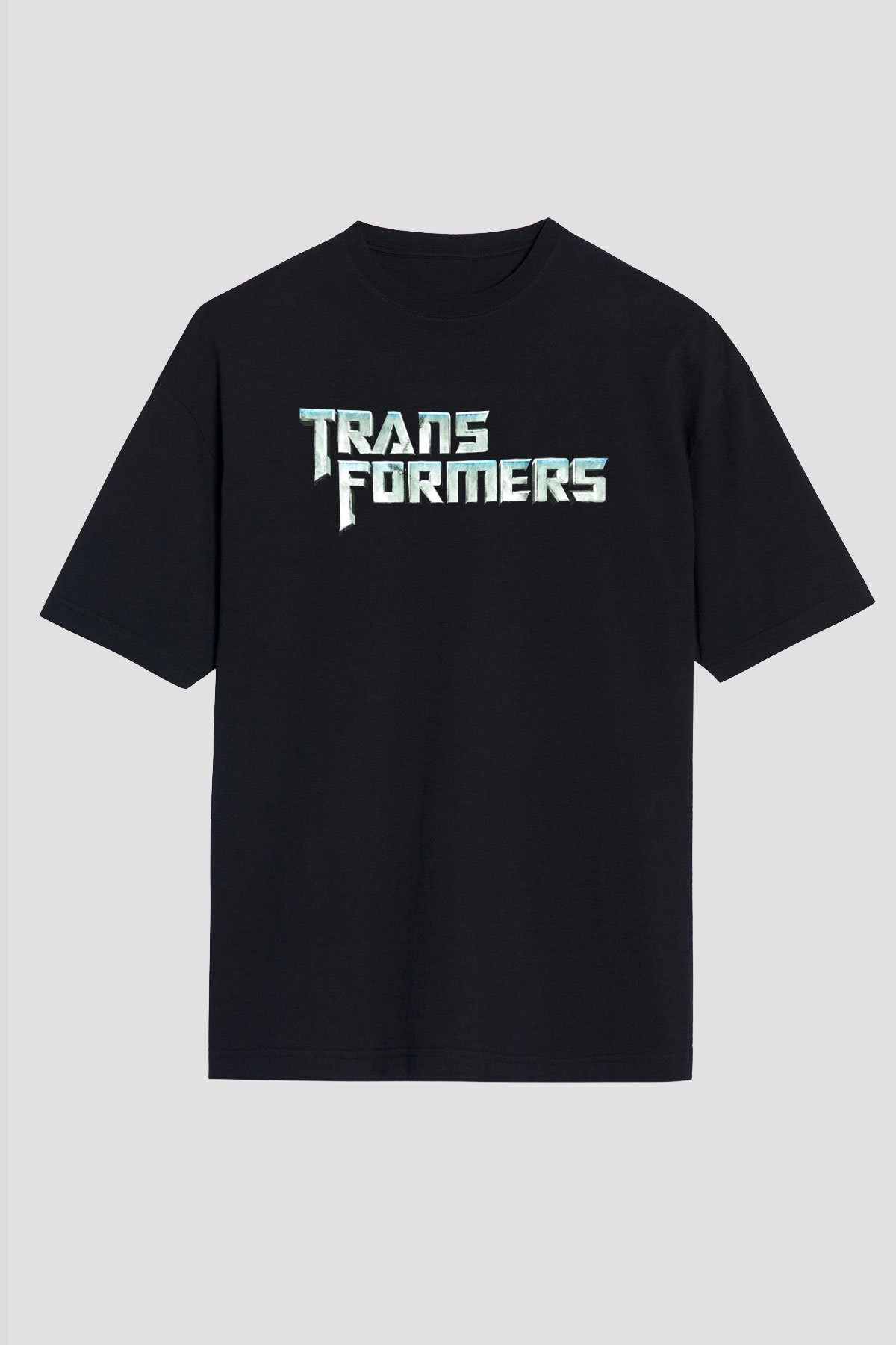 Transformers Tv Siyah Unisex Oversize Tişört T-Shirt