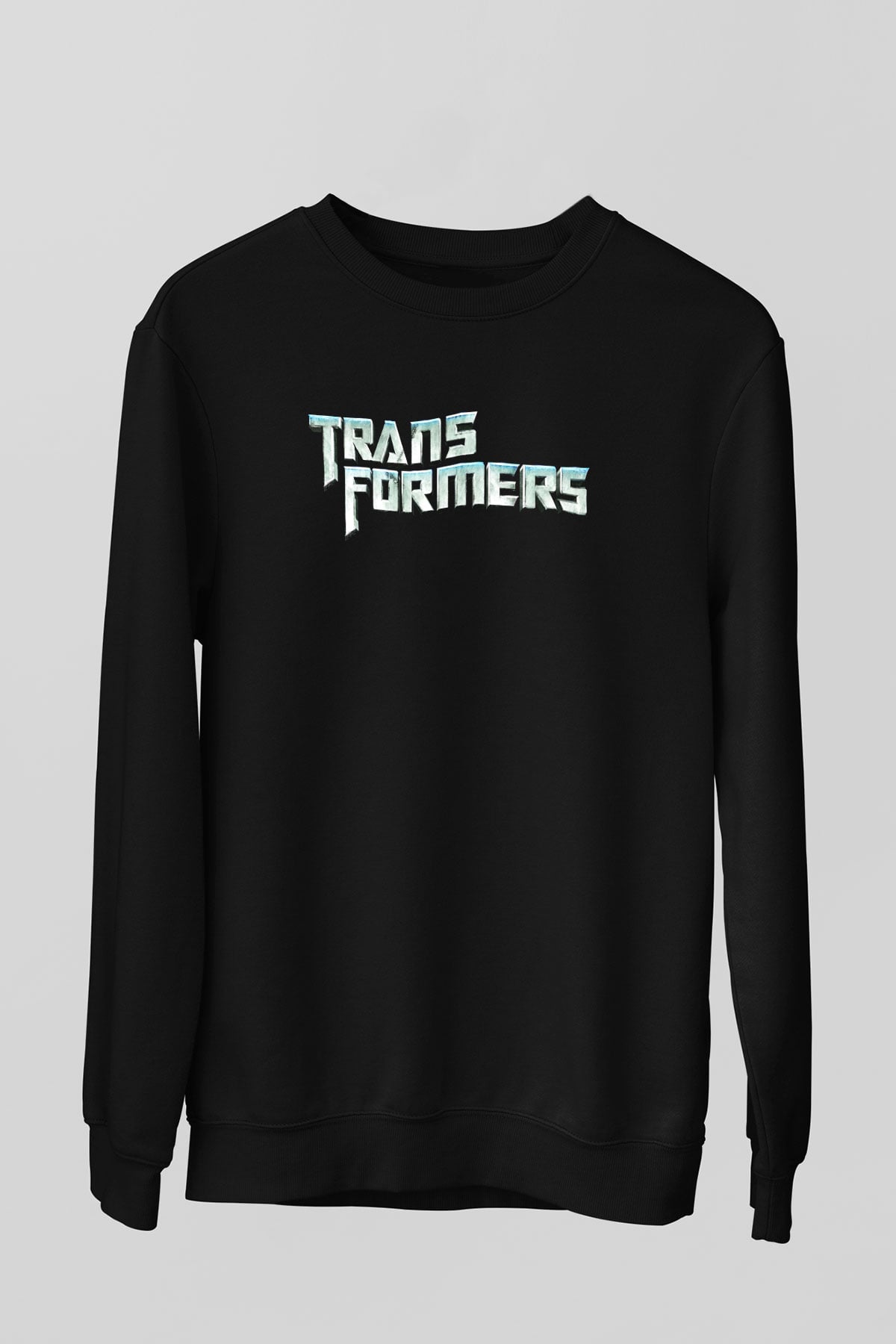 Transformers Tv Siyah Unisex Sweatshirt