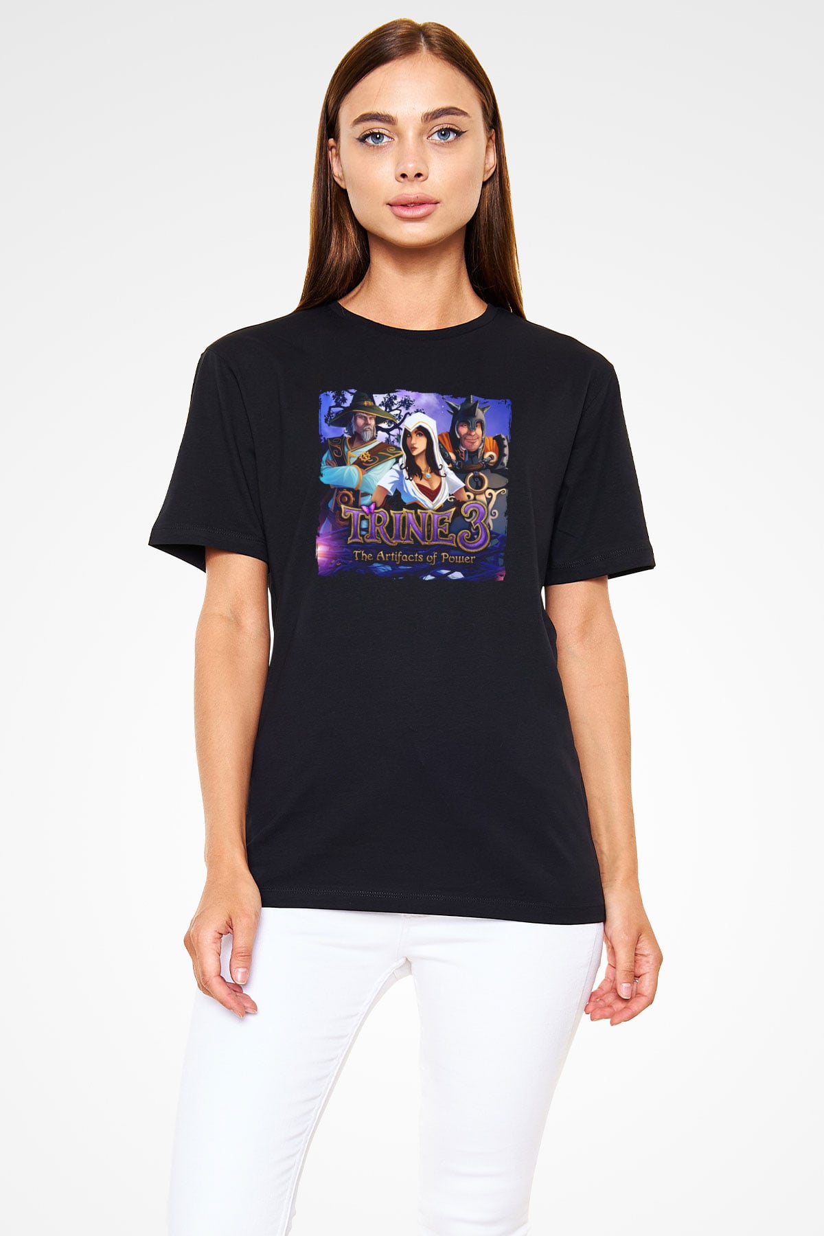 Trine Siyah Unisex Tişört T-Shirt