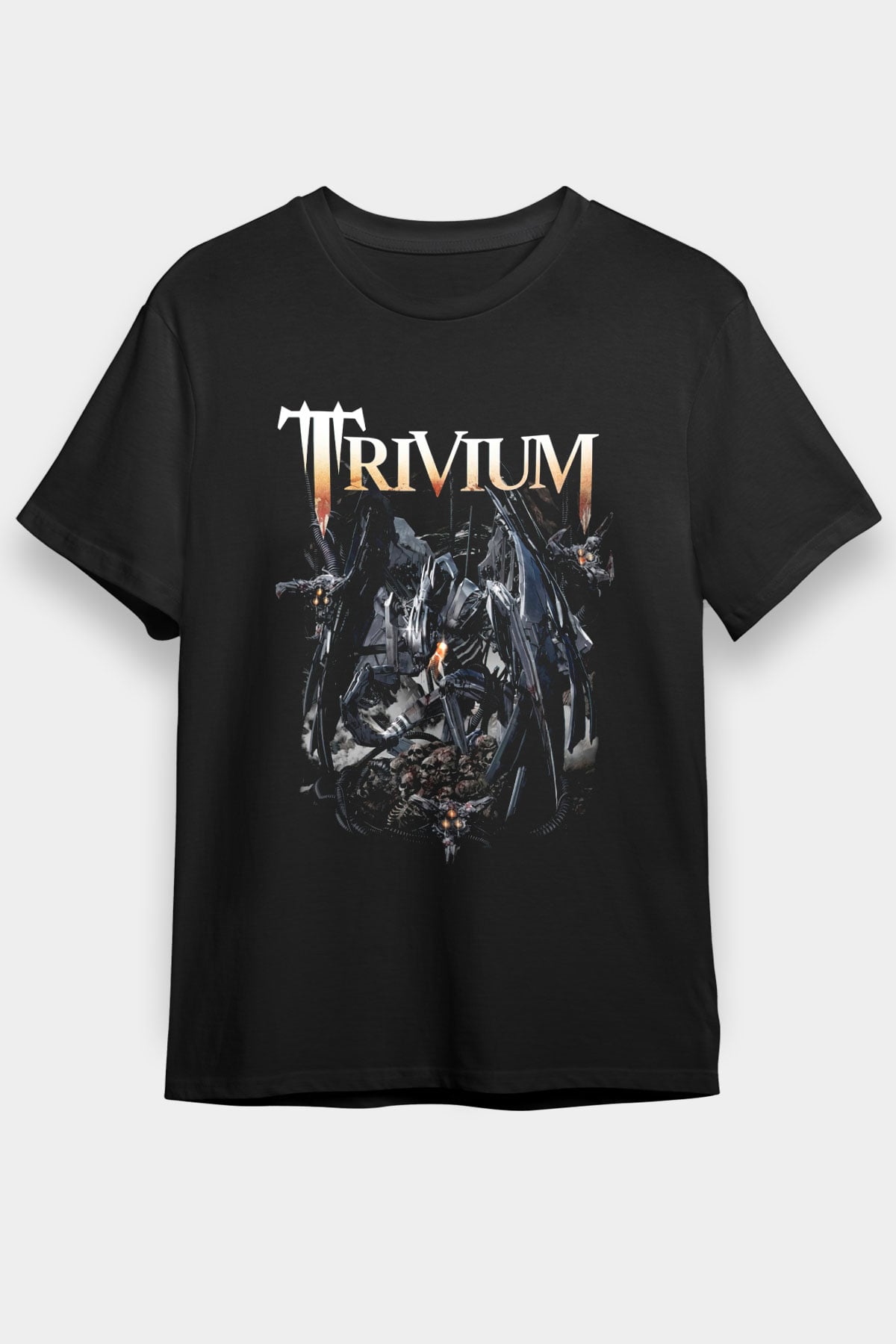 Trivium Siyah Unisex Tişört T-Shirt - TişörtFabrikası