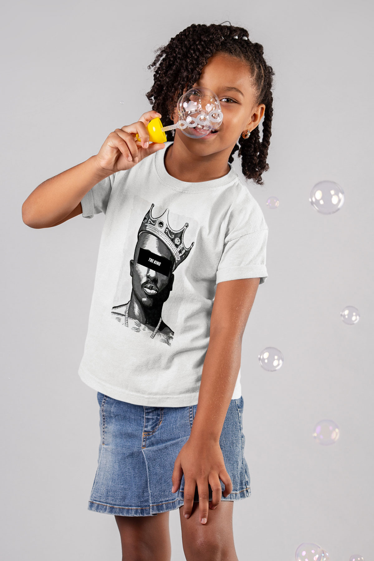 Tupac Shakur Beyaz Unisex Çocuk Tişört