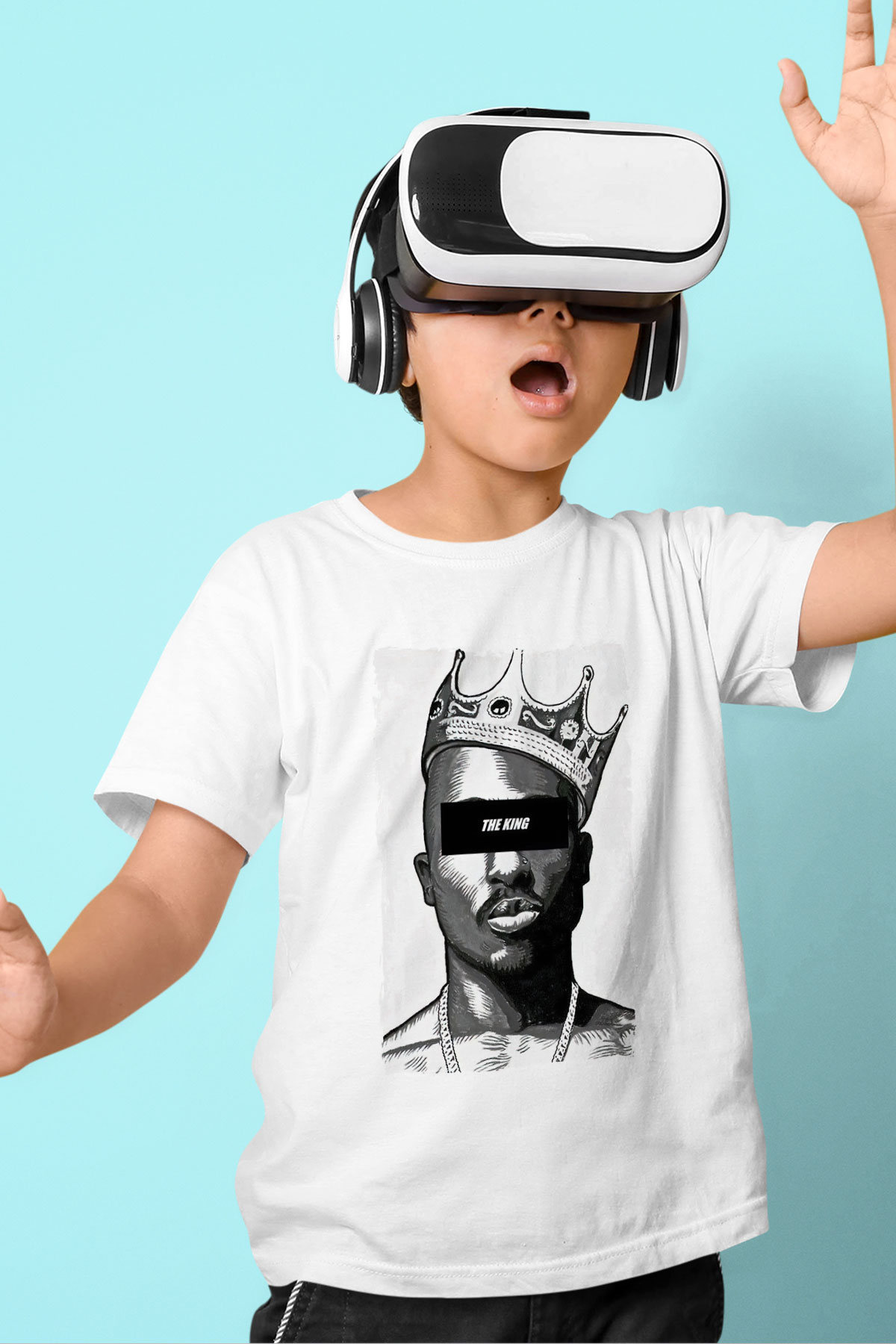 Tupac Shakur Beyaz Unisex Çocuk Tişört