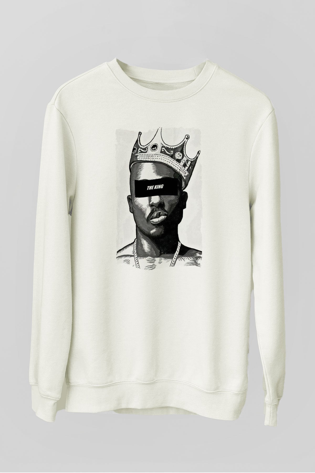 Tupac Shakur Beyaz Unisex Sweatshirt