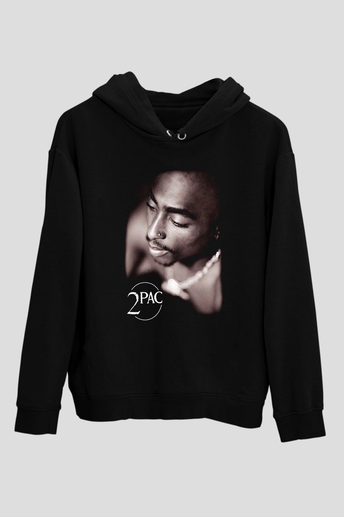 Tupac Shakur Siyah Unisex Hoodie