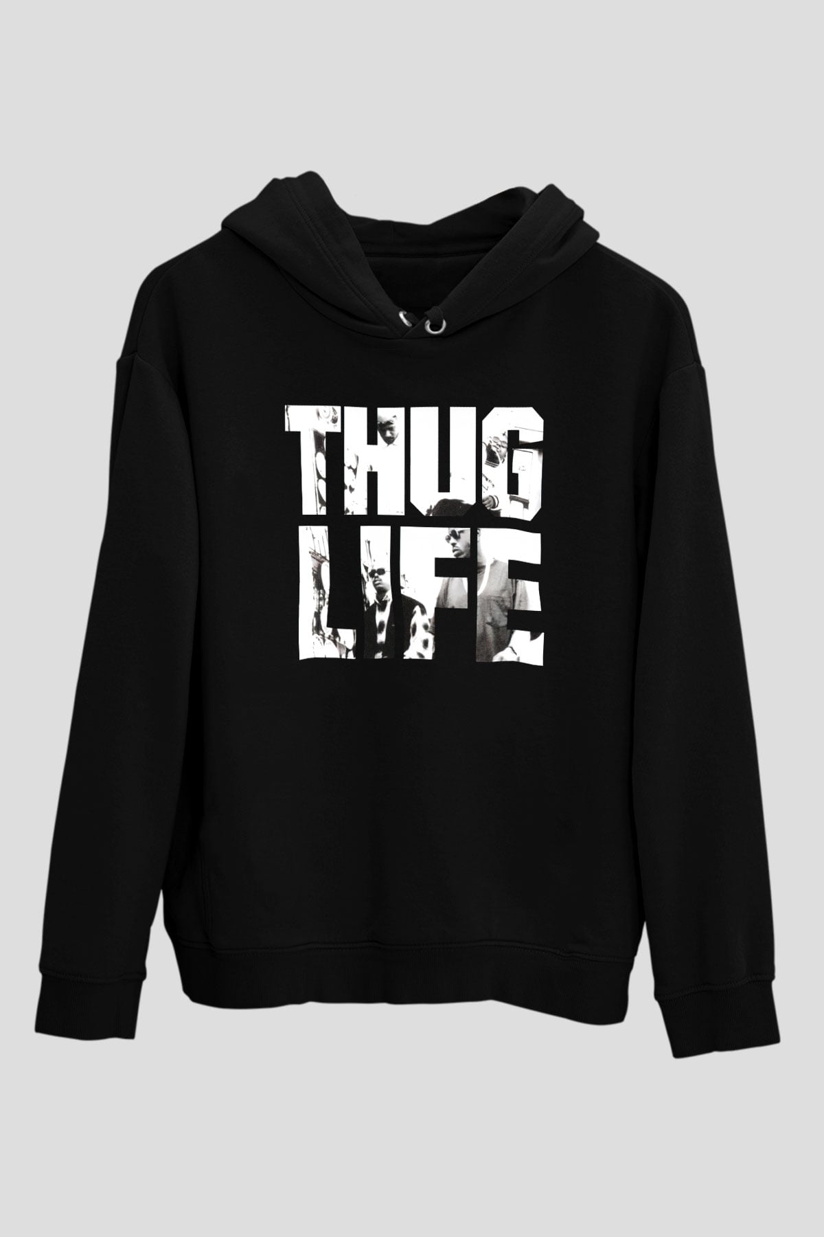 Tupac Shakur Siyah Unisex Hoodie