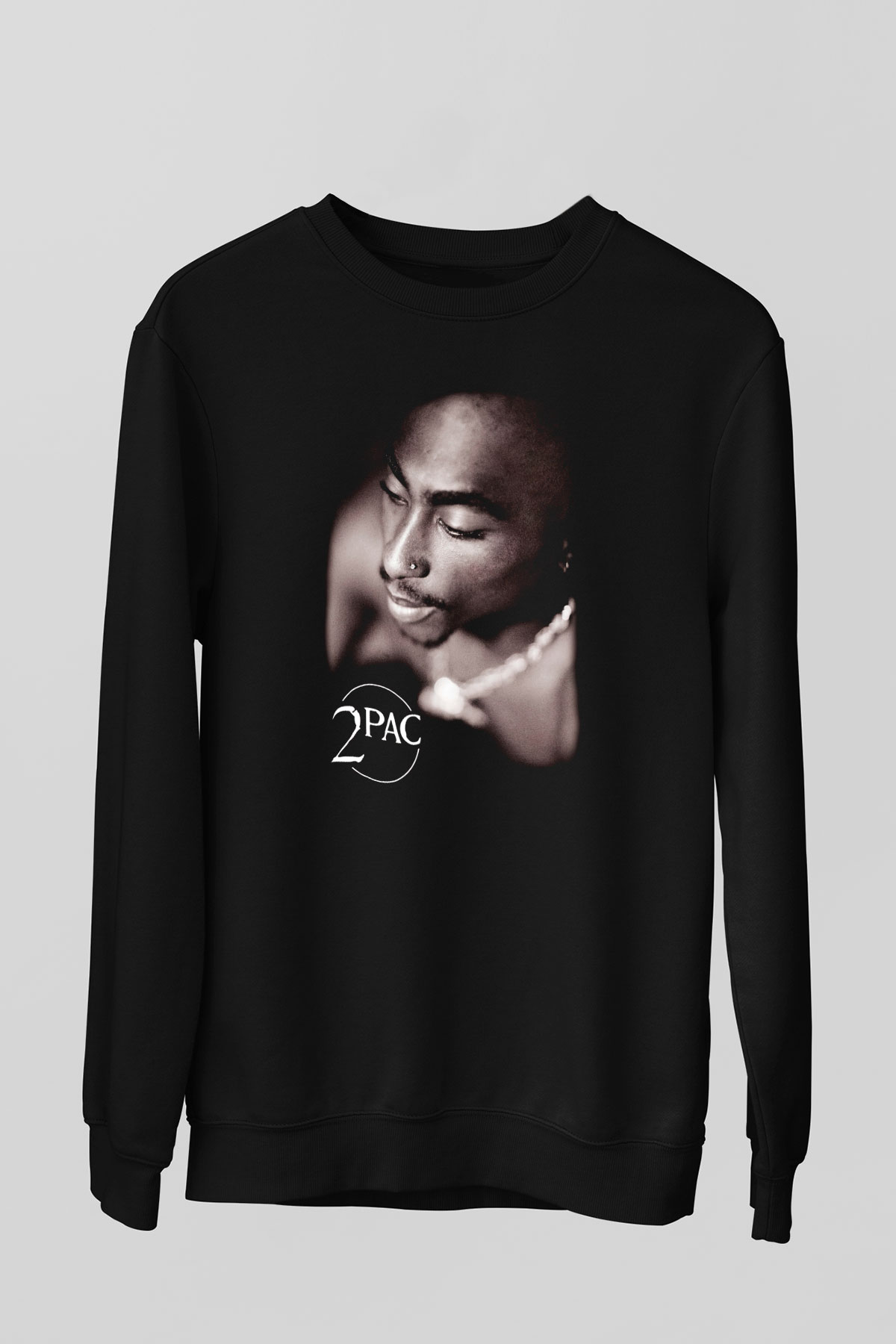 Tupac Shakur Siyah Unisex Sweatshirt