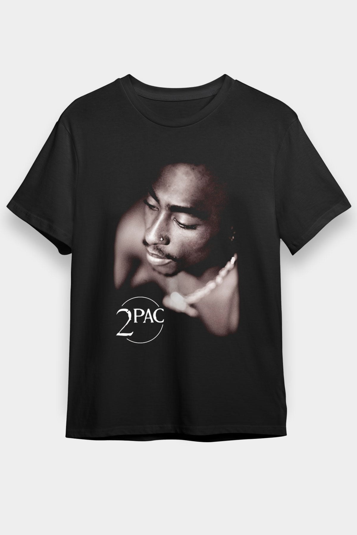 Tupac Shakur Siyah Unisex Tişört T-Shirt - TişörtFabrikası