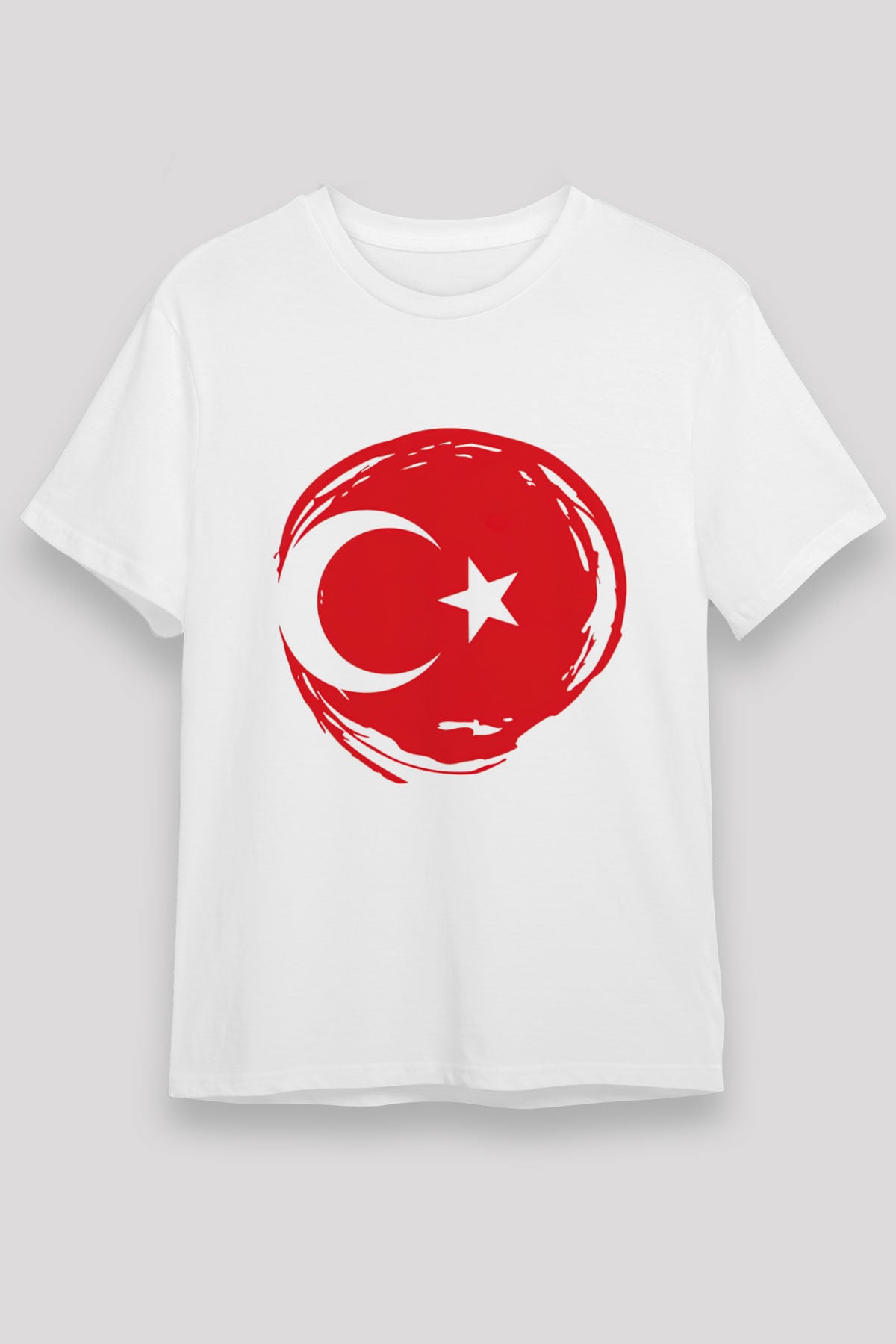 Türkiye Beyaz Unisex Tişört T-Shirt - TişörtFabrikası