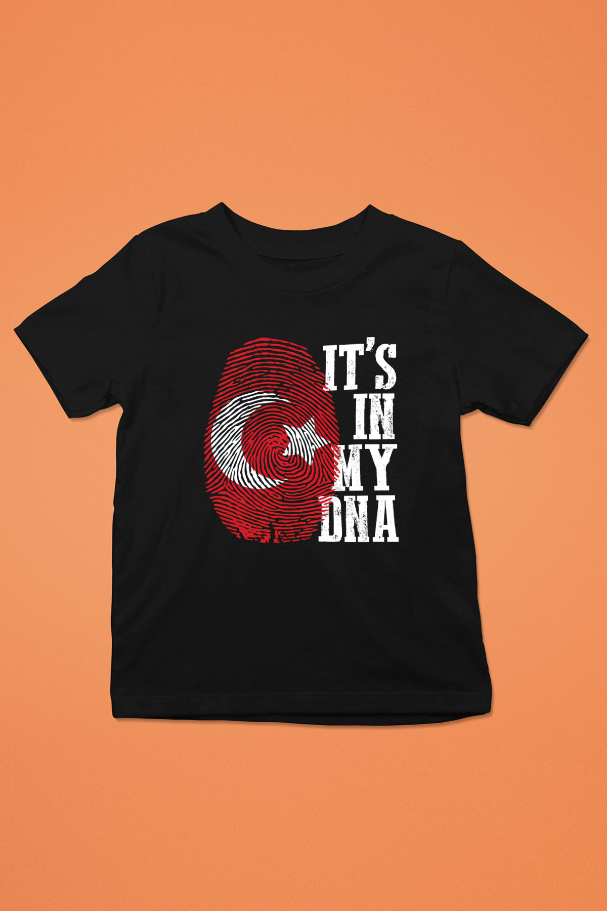 Türkiye Siyah Unisex Çocuk Tişört