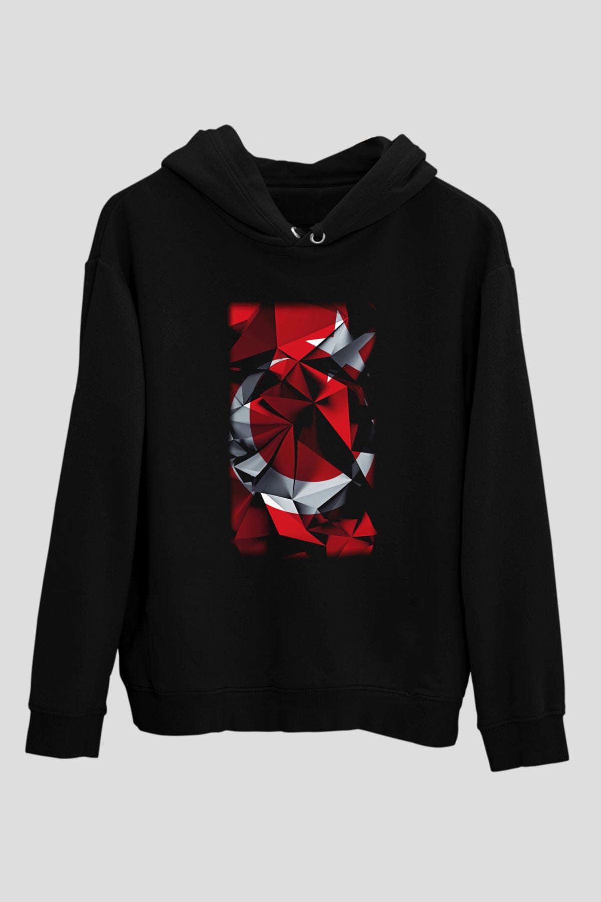 Türkiye Siyah Unisex Hoodie