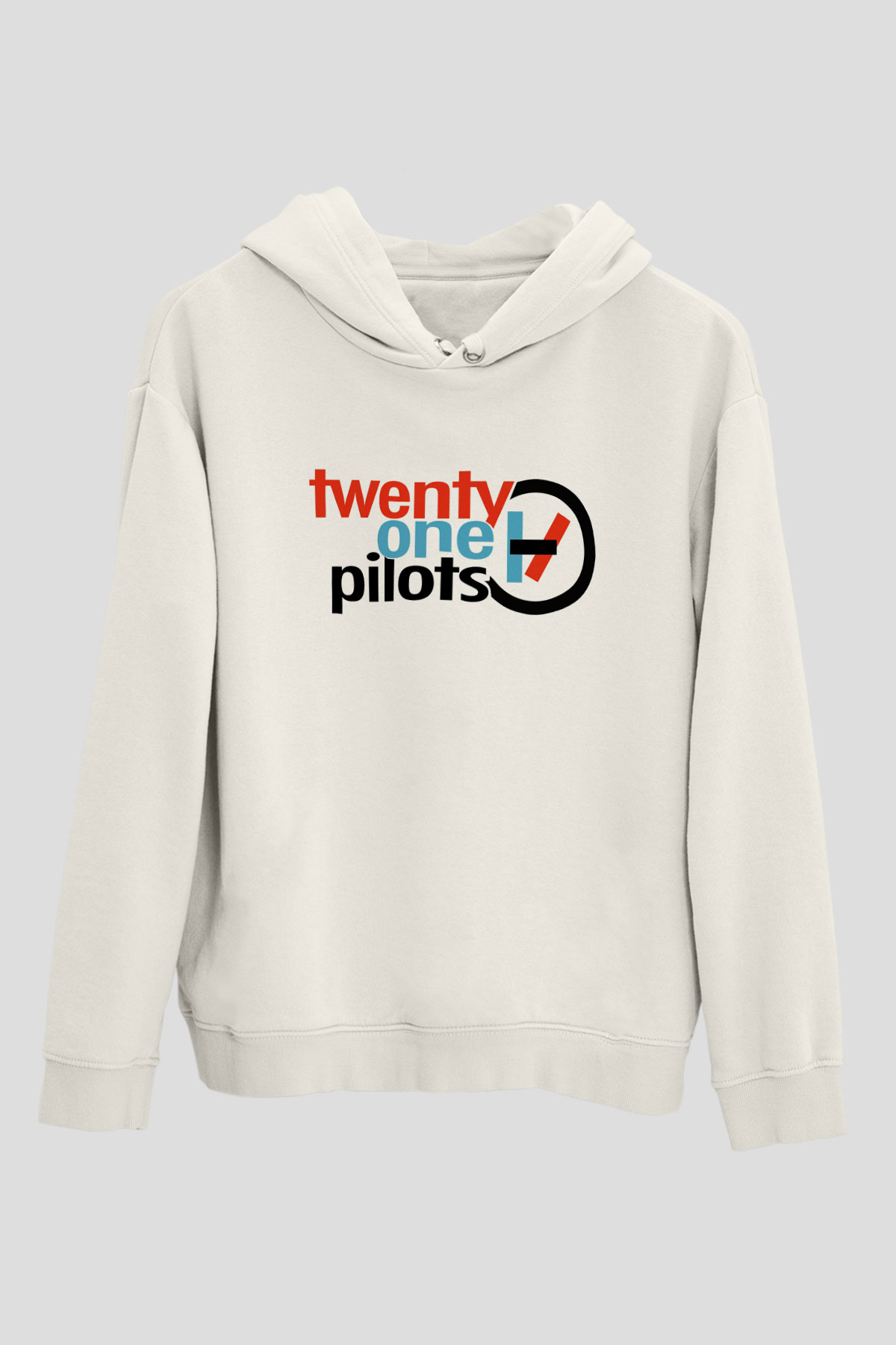 Twenty One Pilots Beyaz Unisex Hoodie