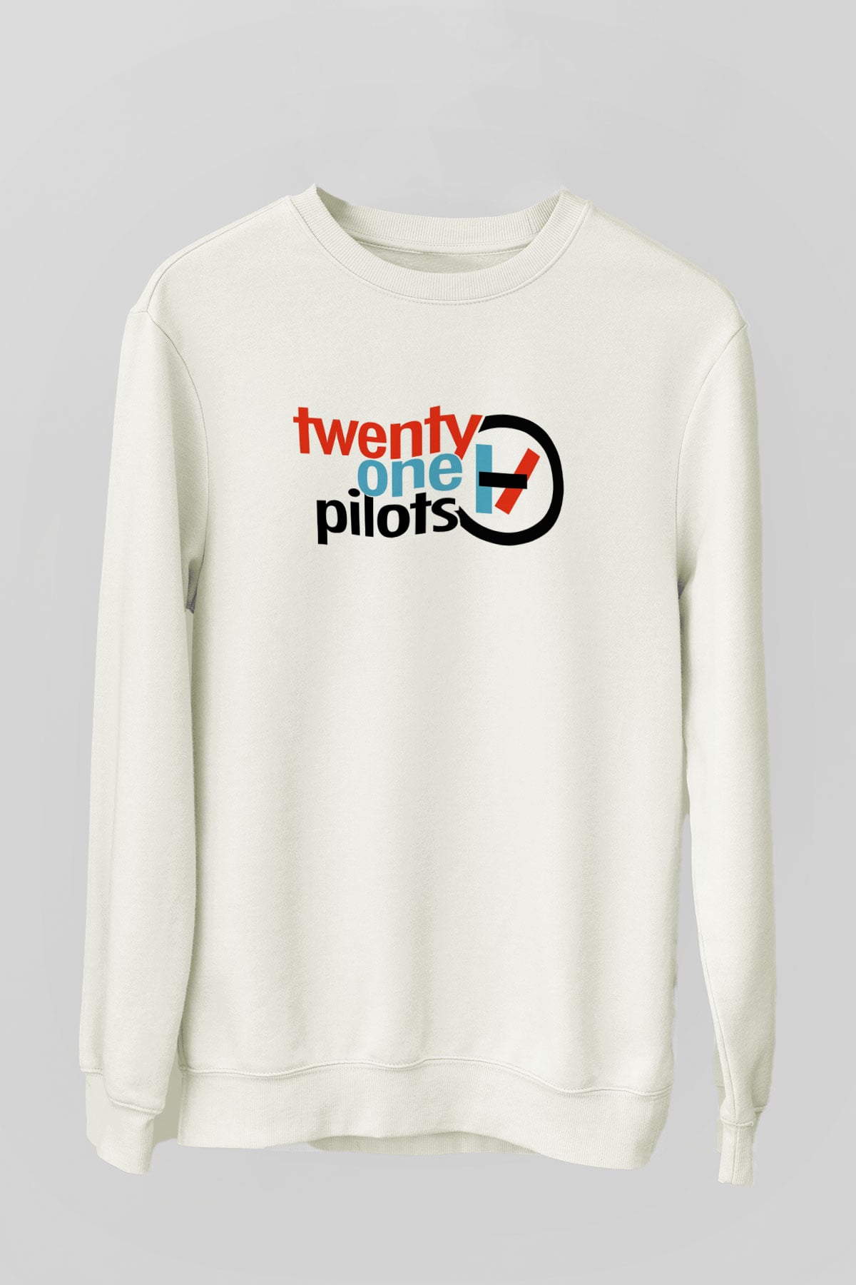 Twenty One Pilots Beyaz Unisex Sweatshirt