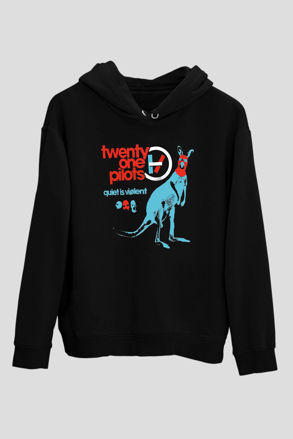 Twenty One Pilots Siyah Unisex Kapşonlu Sweatshirt