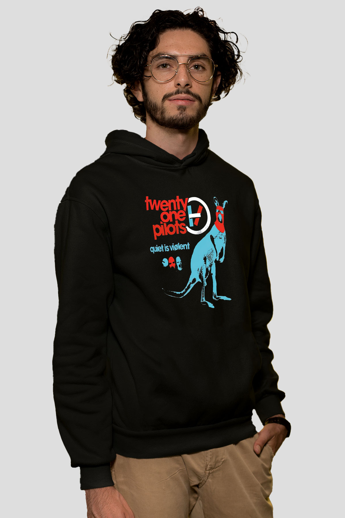 Twenty One Pilots Siyah Unisex Kapşonlu Sweatshirt